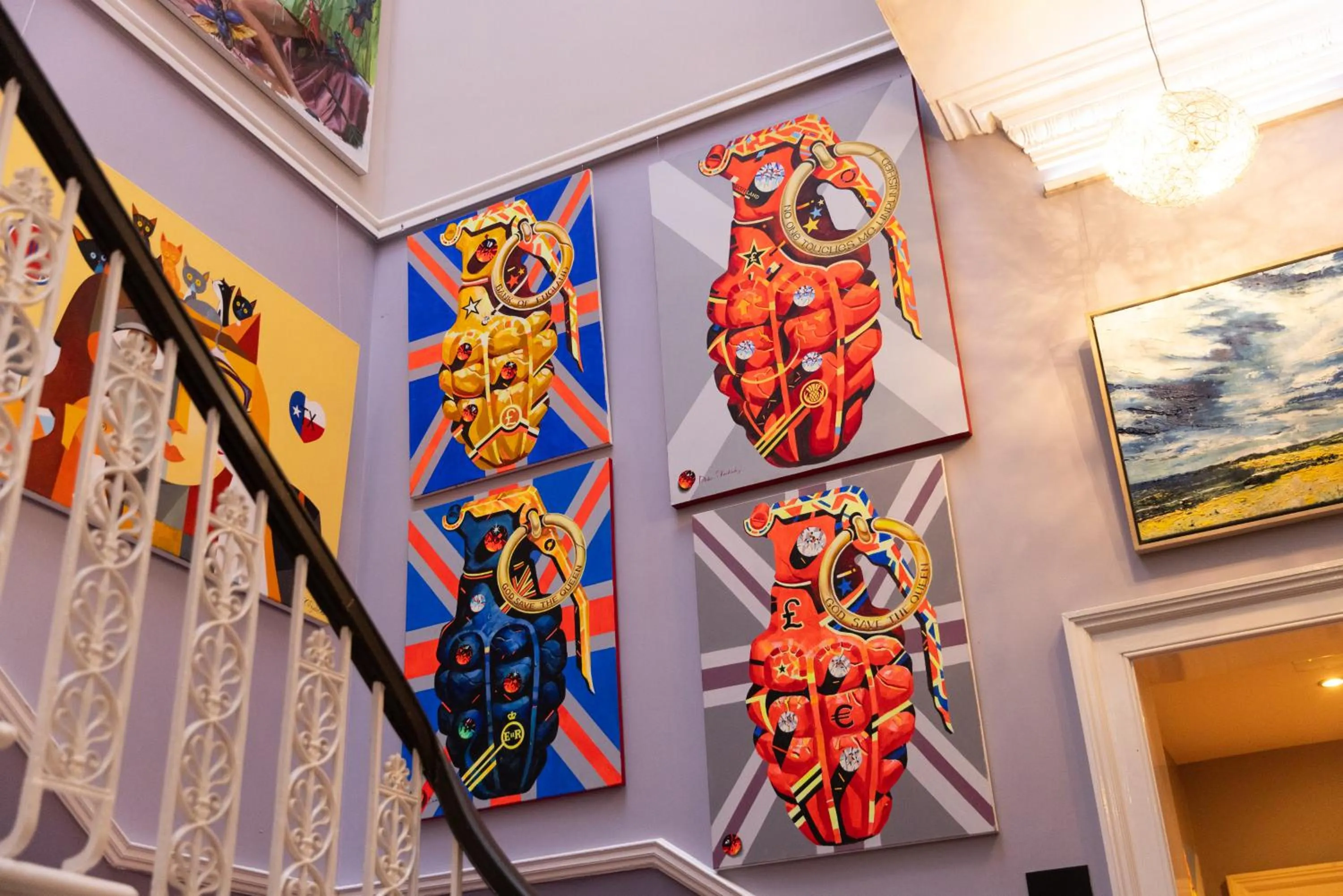 Decorative detail in 24 Royal Terrace