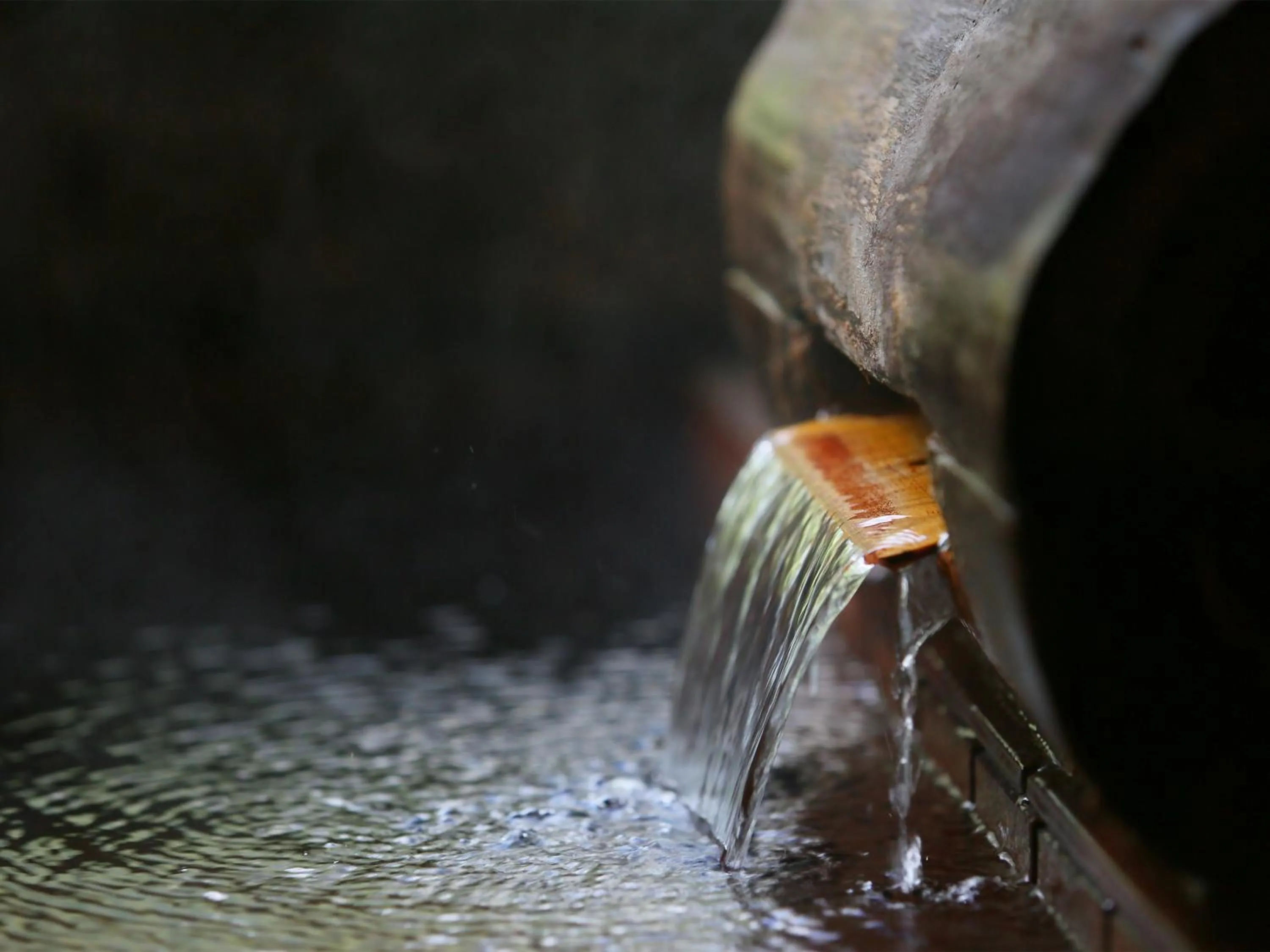 Hot Spring Bath in Yama no Yado Meiji Onsen
