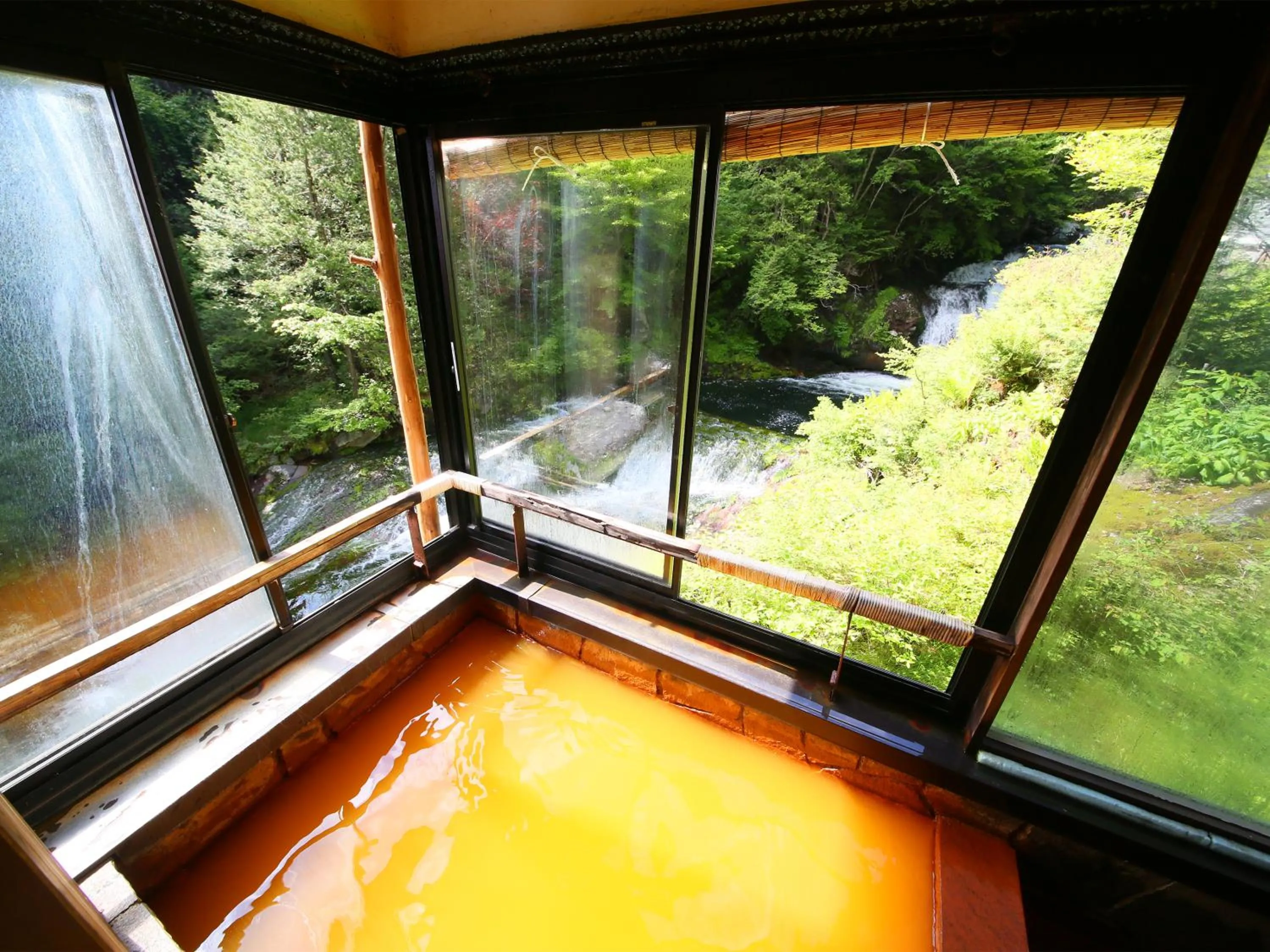 Hot Spring Bath in Yama no Yado Meiji Onsen