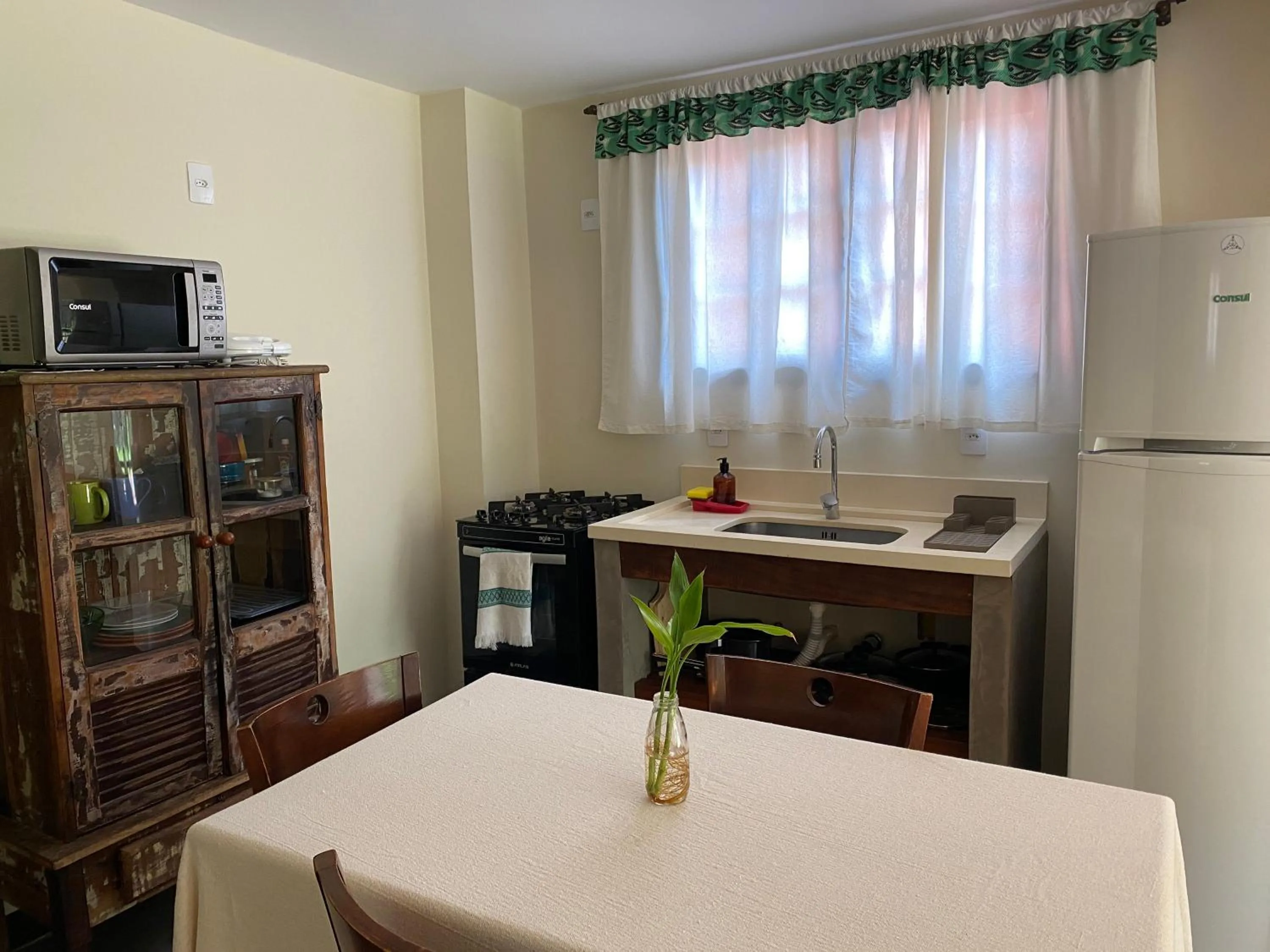 Kitchen or kitchenette in Janela de Marcia Bed and Breakfast