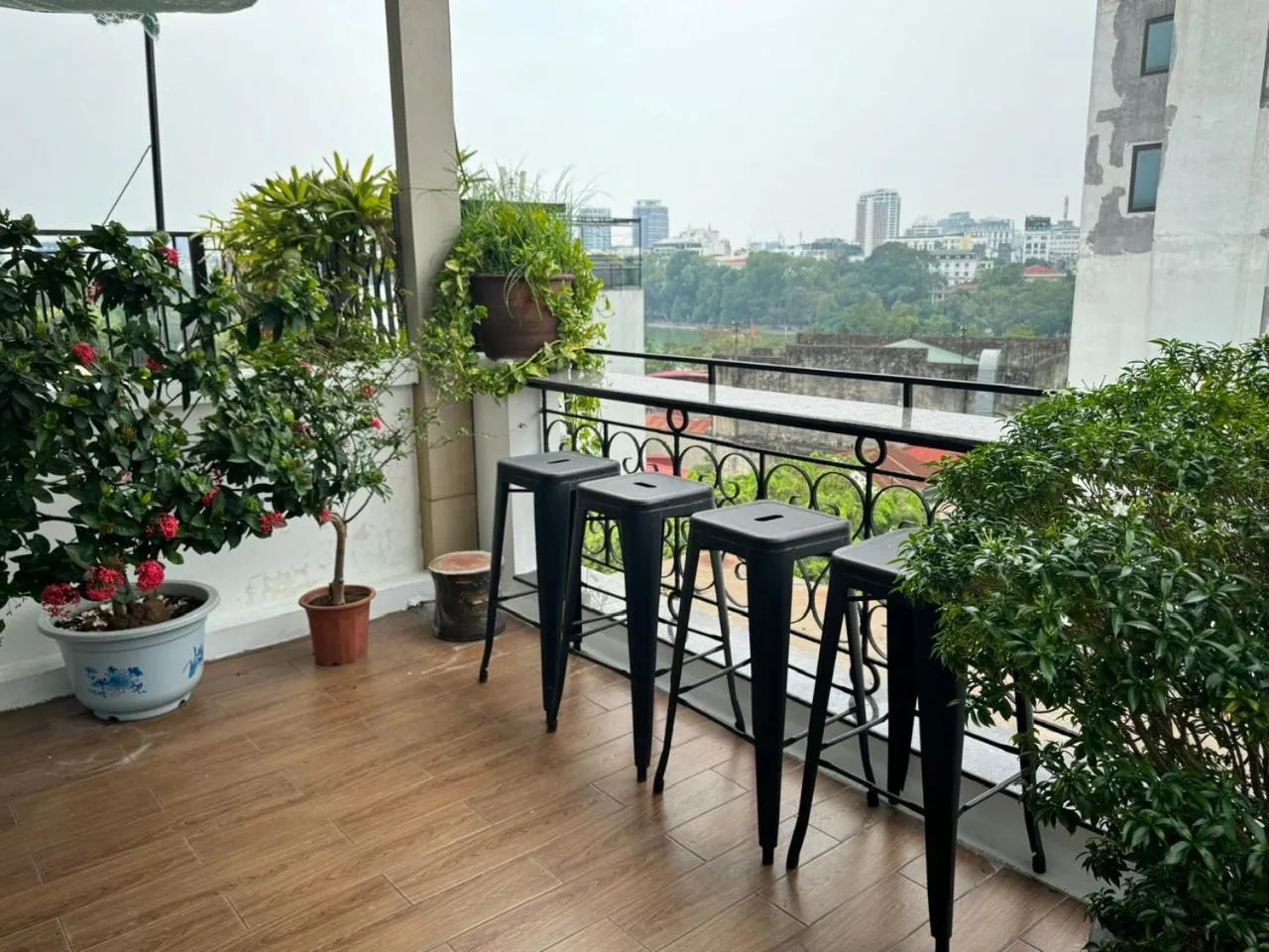 Balcony/Terrace in Hanoi HM Boutique Hotel