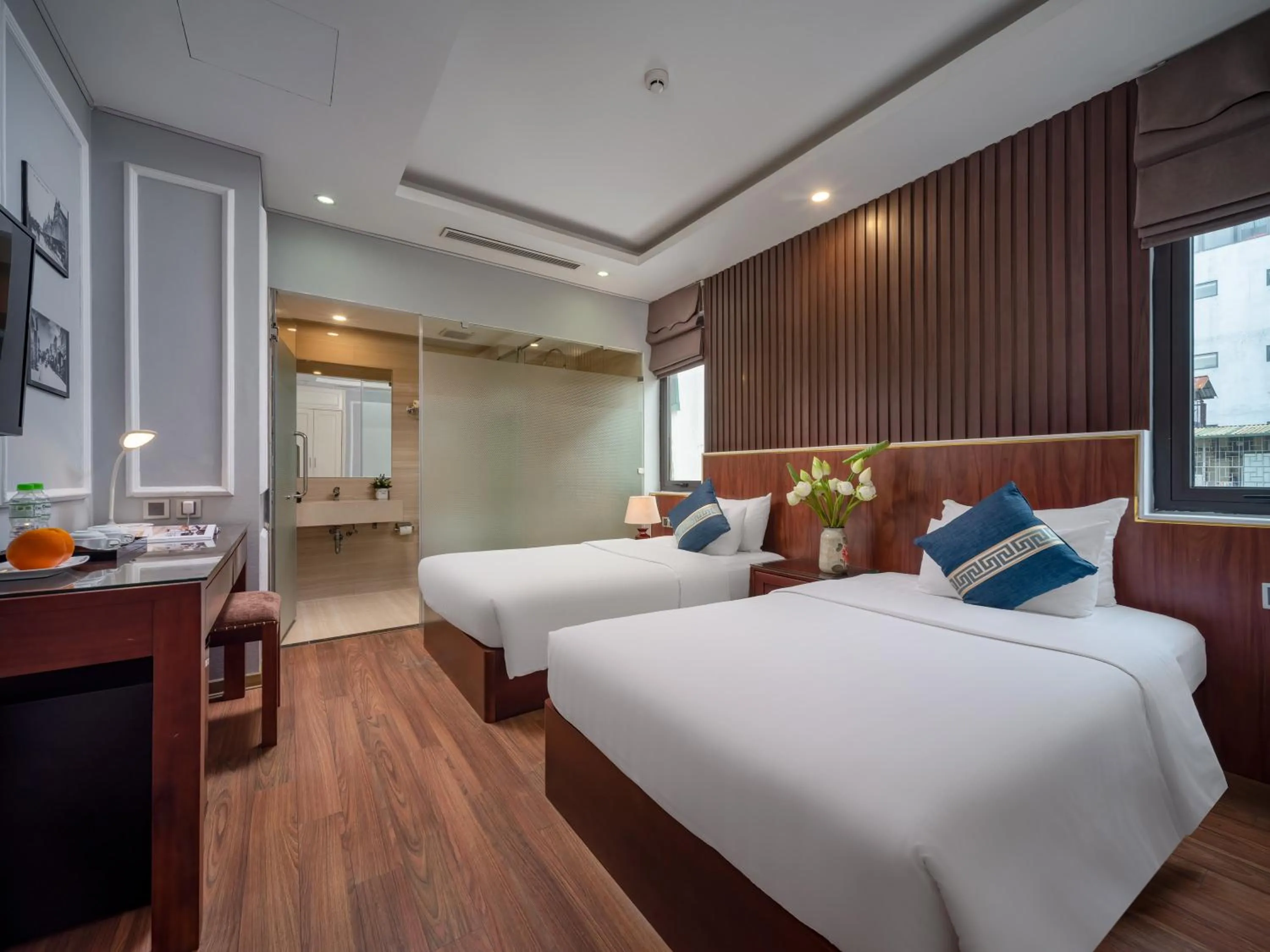 Bed in Hanoi HM Boutique Hotel