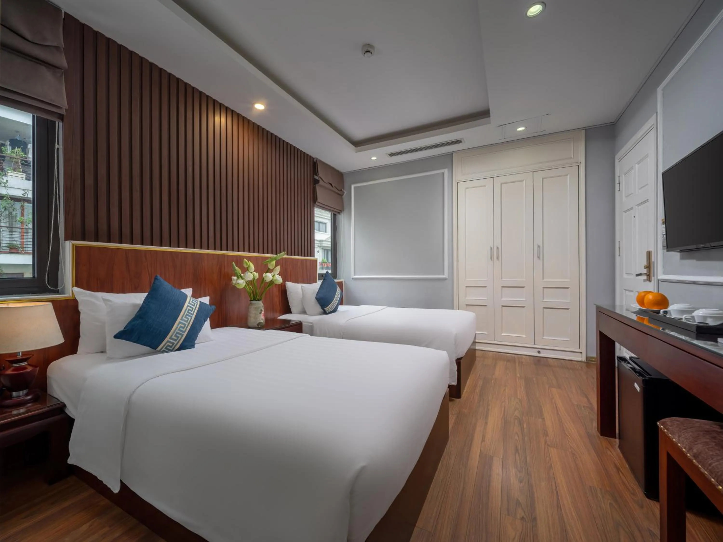 Bed in Hanoi HM Boutique Hotel