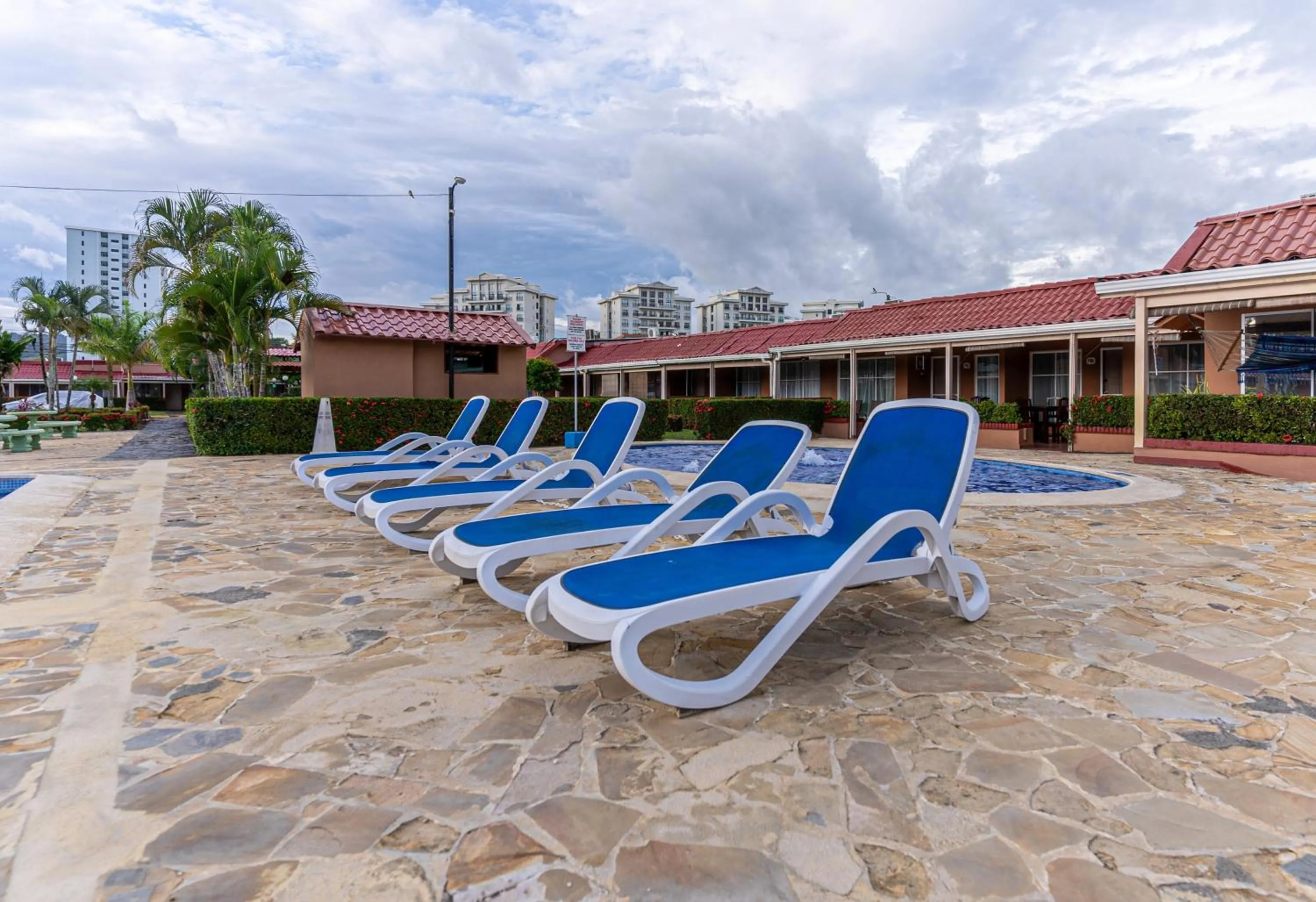 sunbed in Villas Paraiso B52