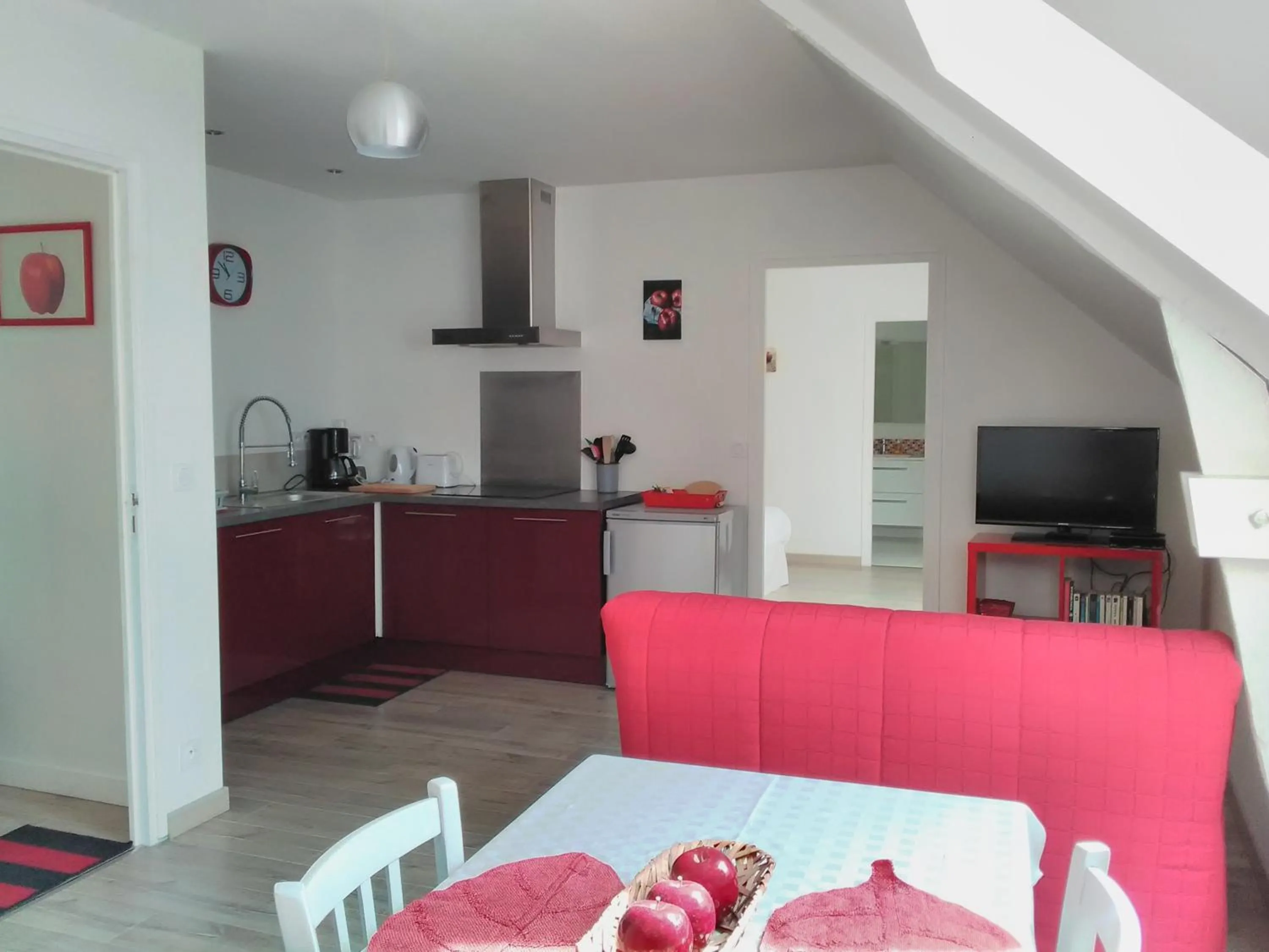 Living room in La Pomme Rouge