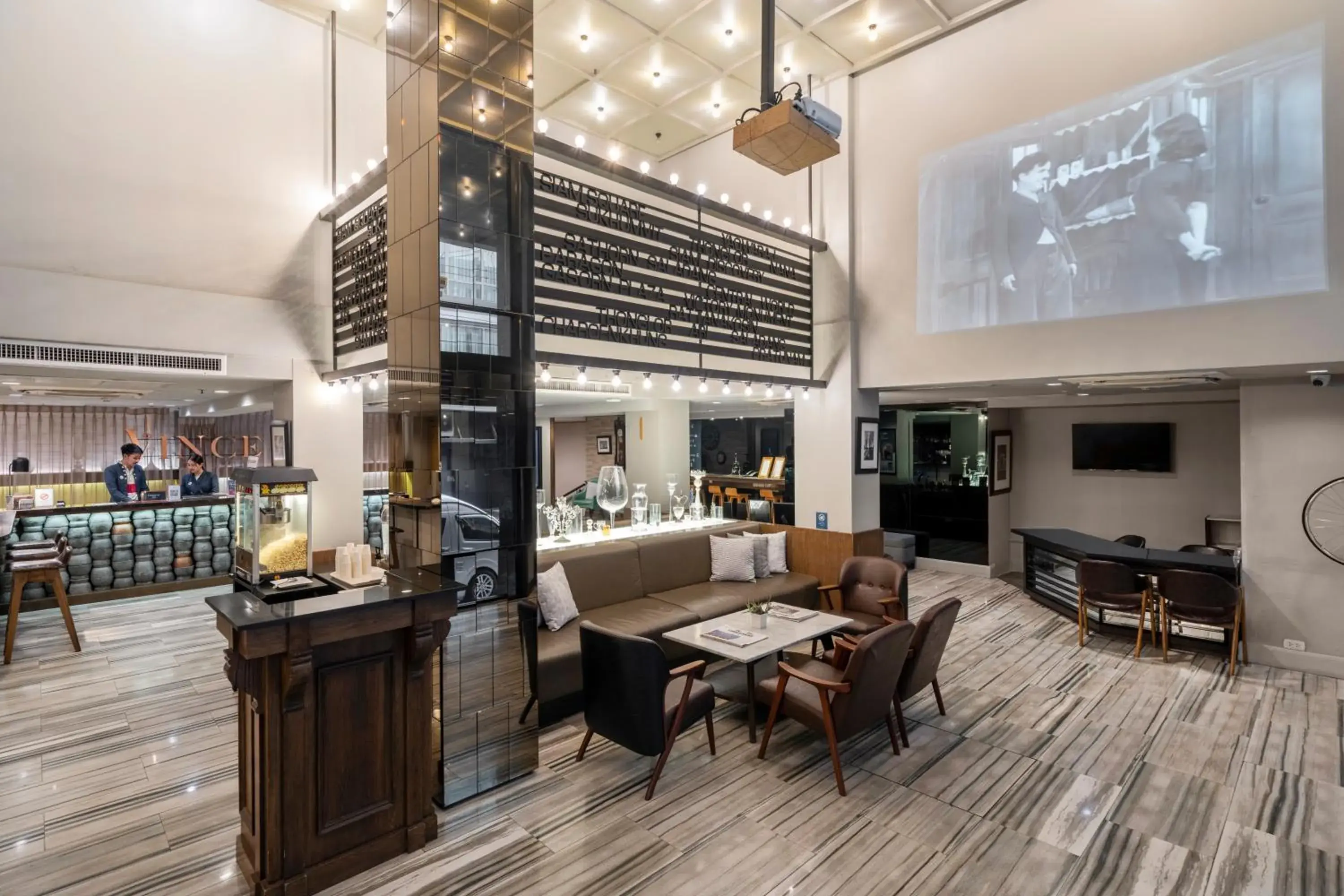 Lobby or reception in Vince Hotel Pratunam Lobby or reception in Vince Hotel Pratunam