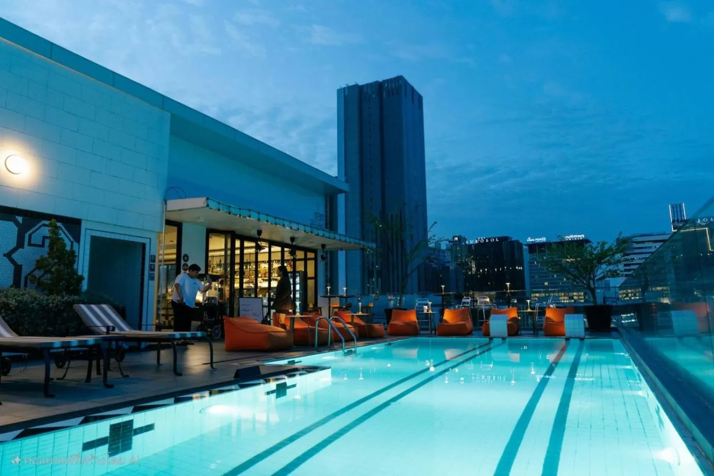 Lounge or bar in Vince Hotel Pratunam