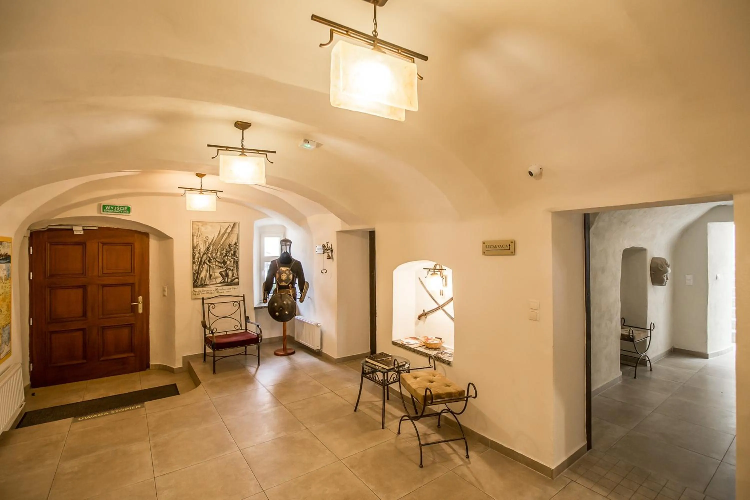 Lobby or reception in Zajazd Biskupi