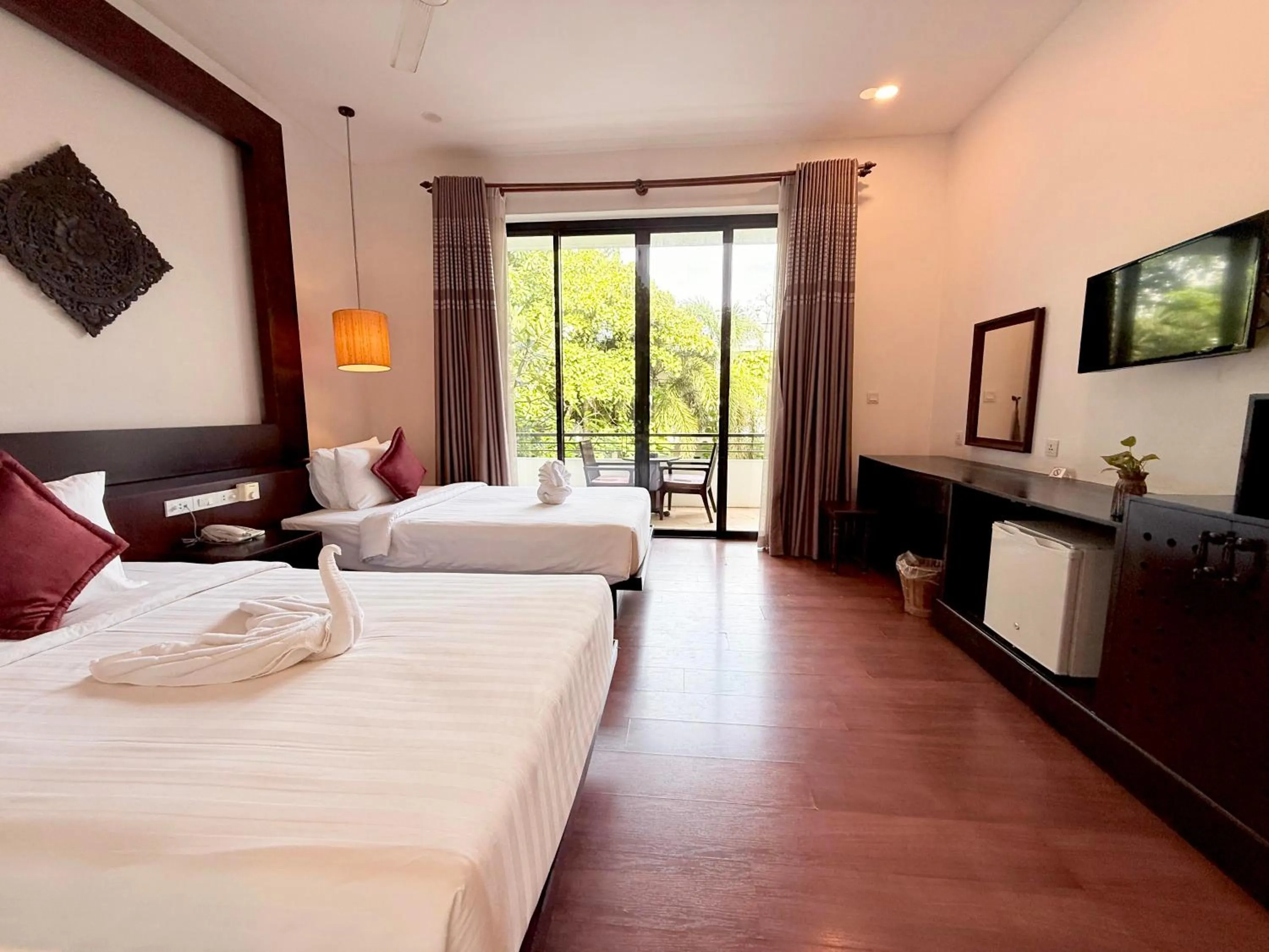 Bed in The Moon Residence & Spa