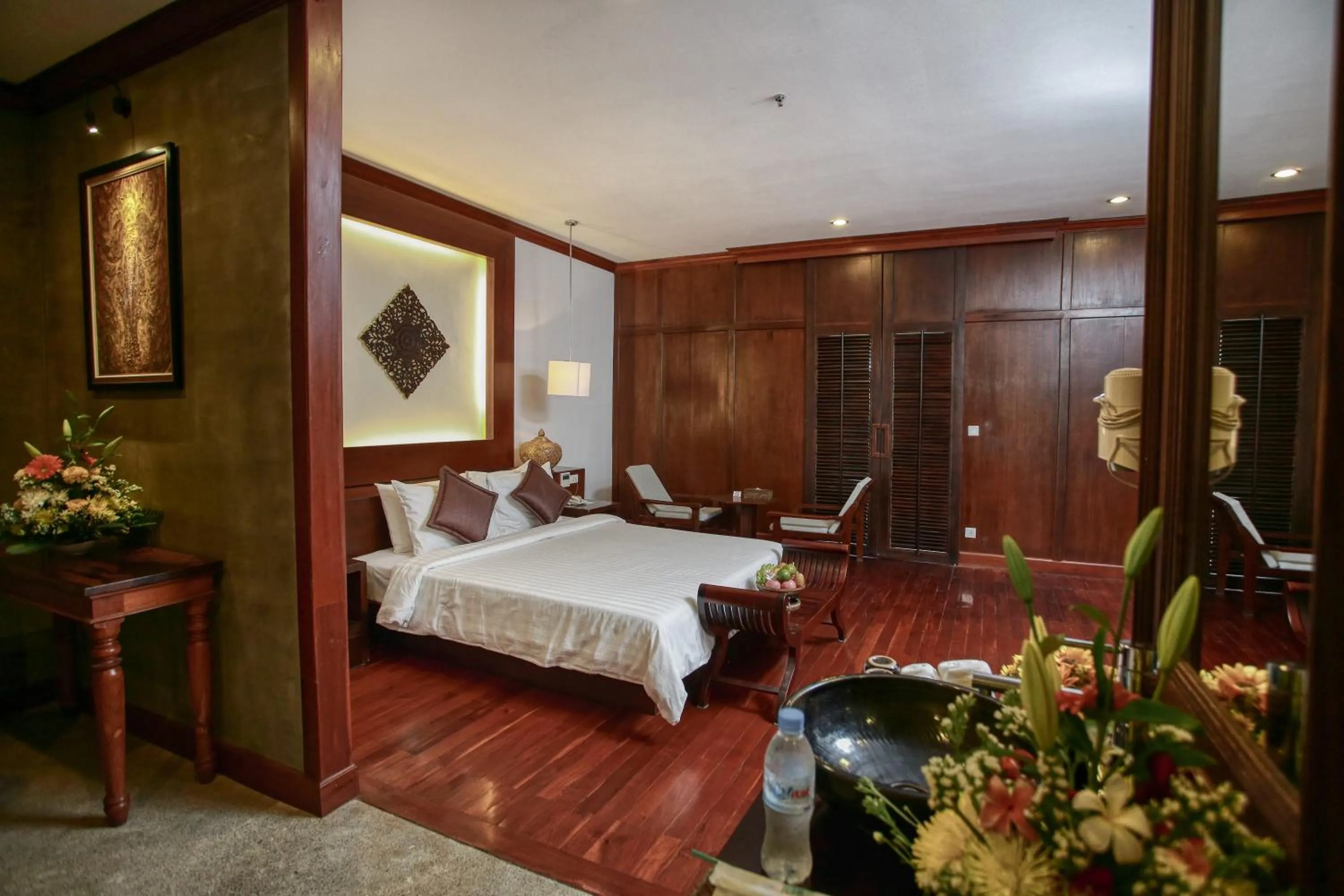 Bed in The Moon Residence & Spa