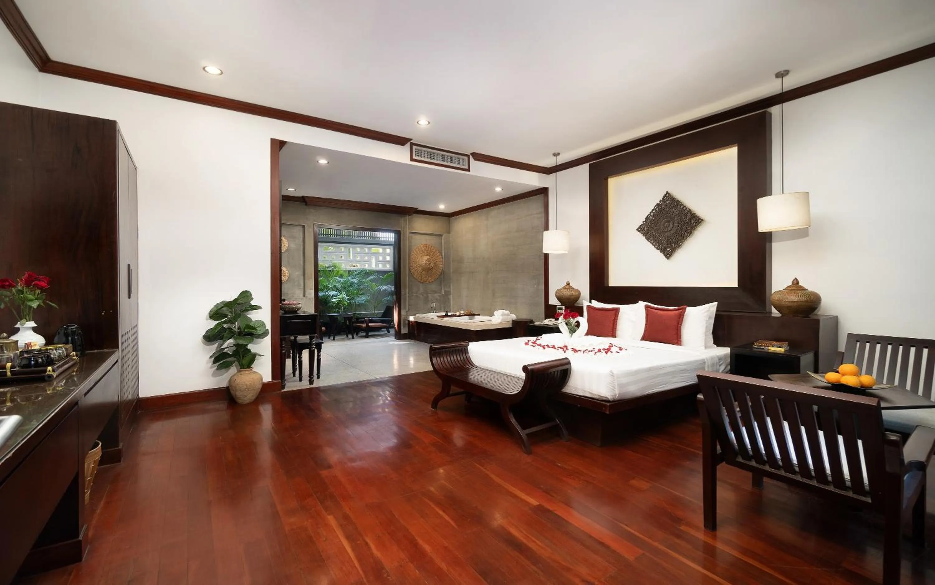 Bed in The Moon Residence & Spa