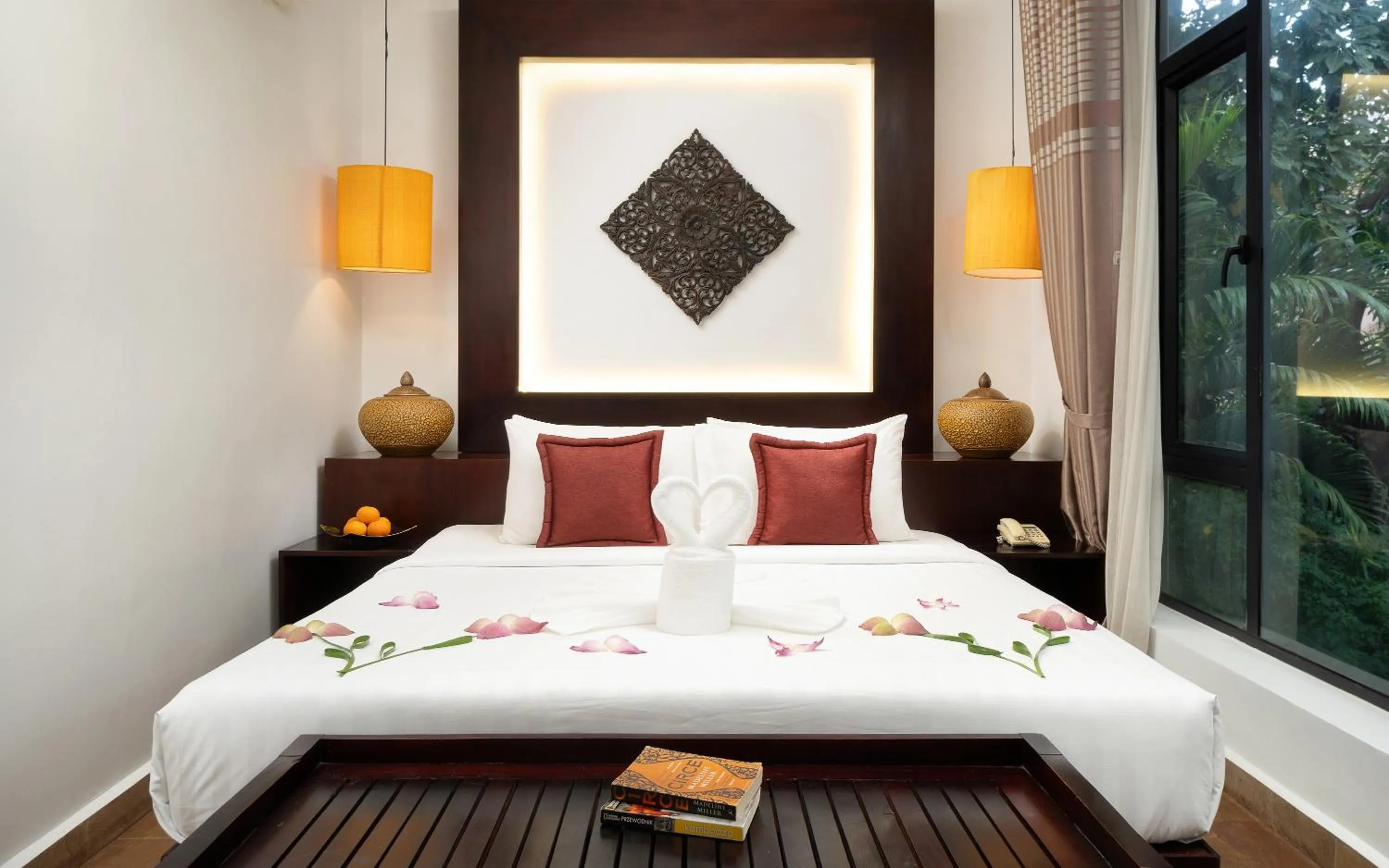 Bed in The Moon Residence & Spa