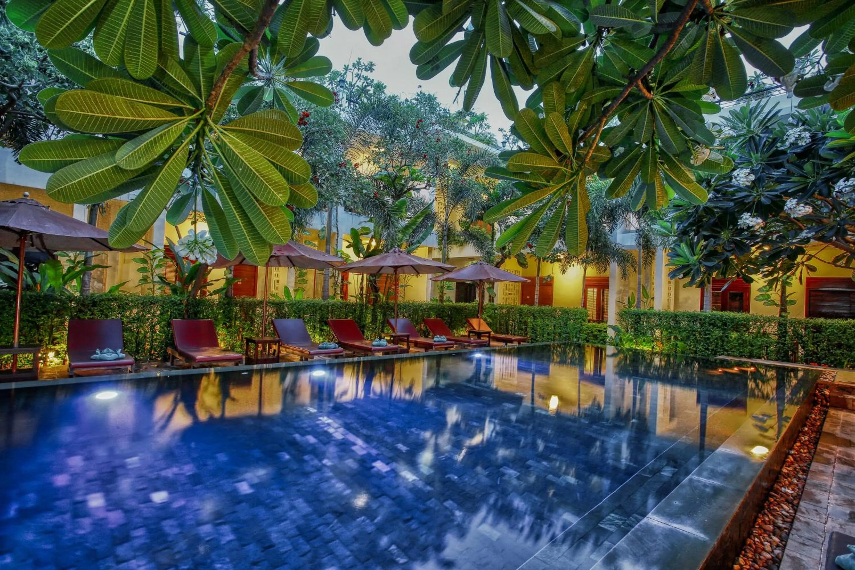 Garden view in The Moon Residence & Spa