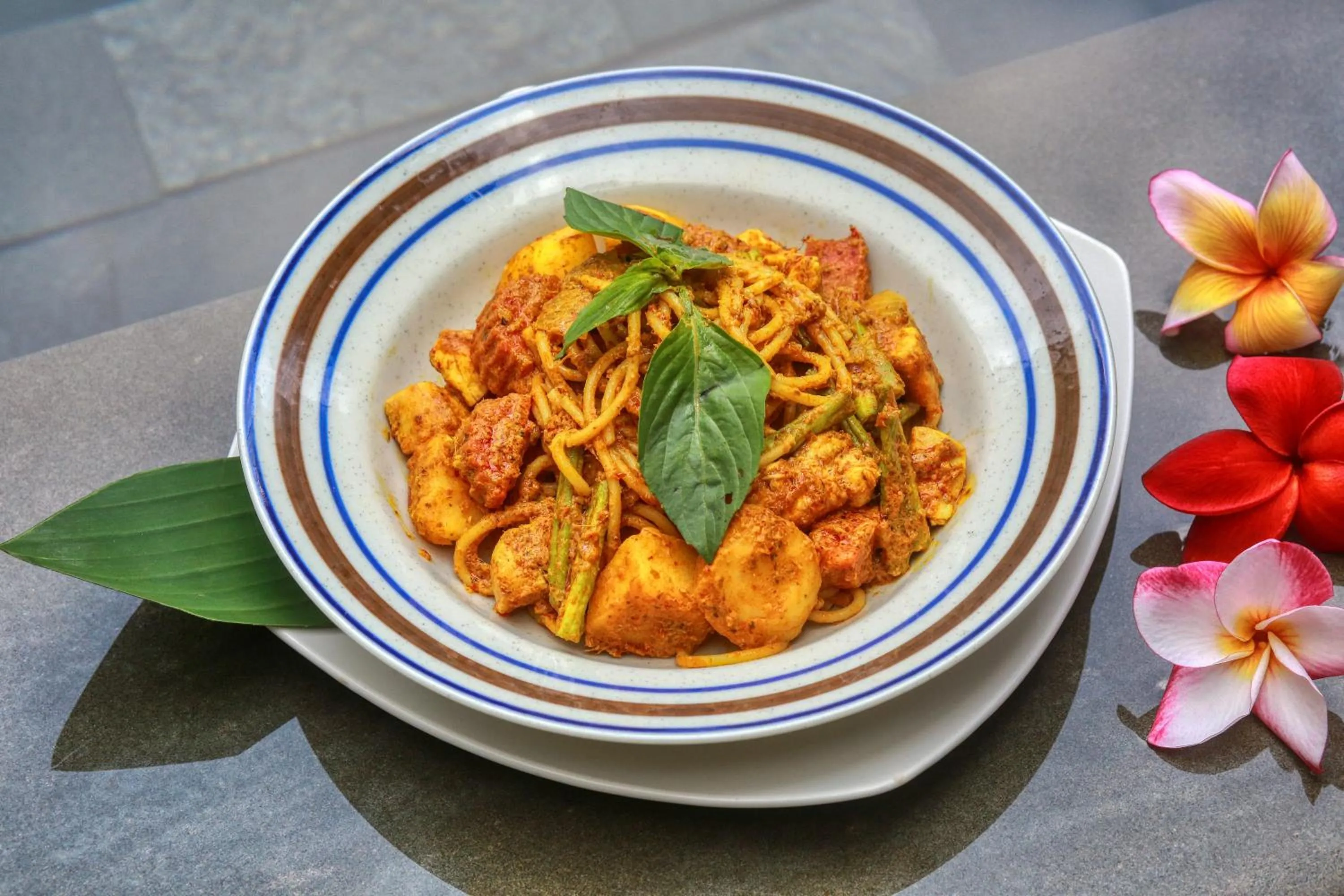 Food close-up in The Moon Residence & Spa