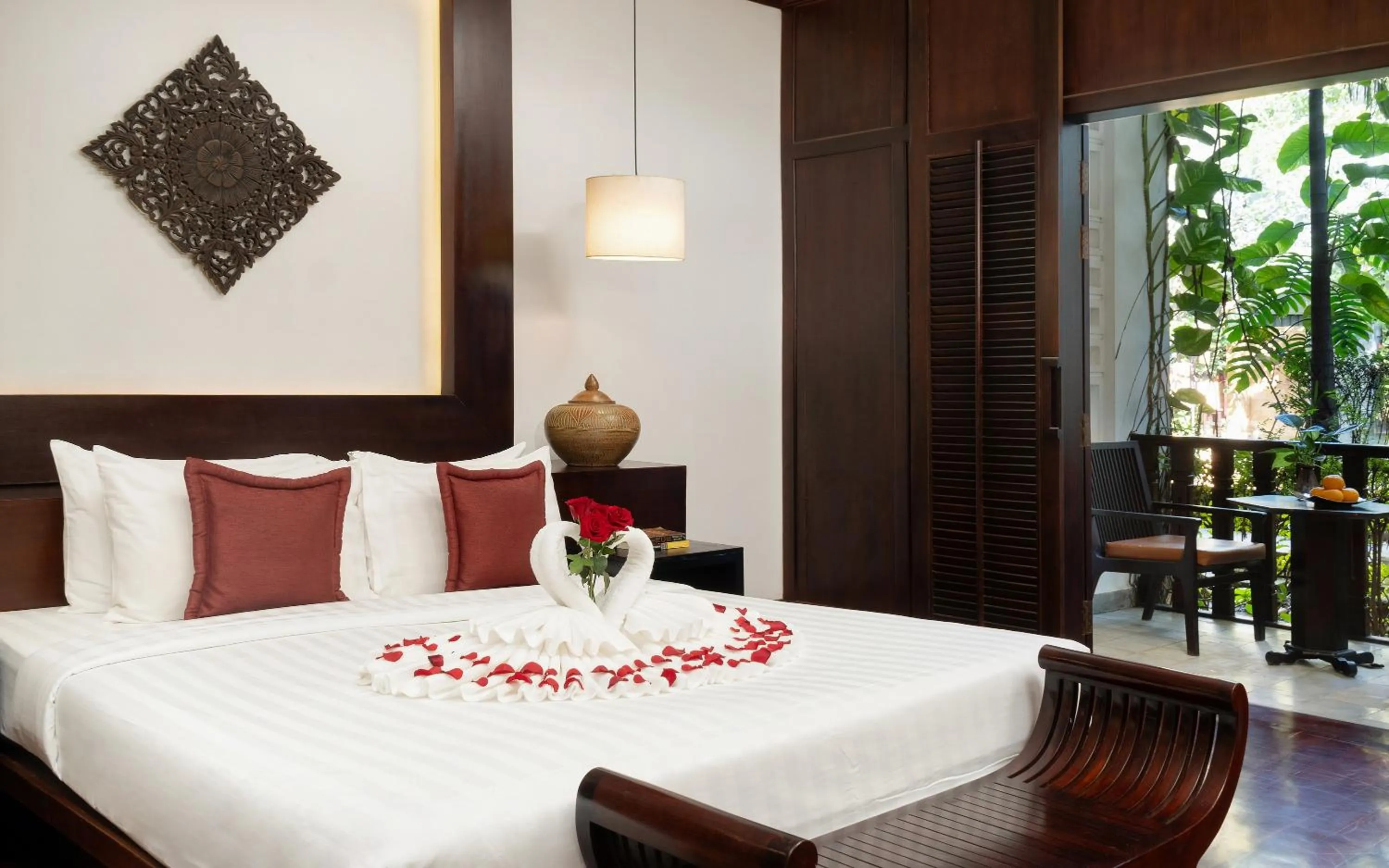 Bed in The Moon Residence & Spa