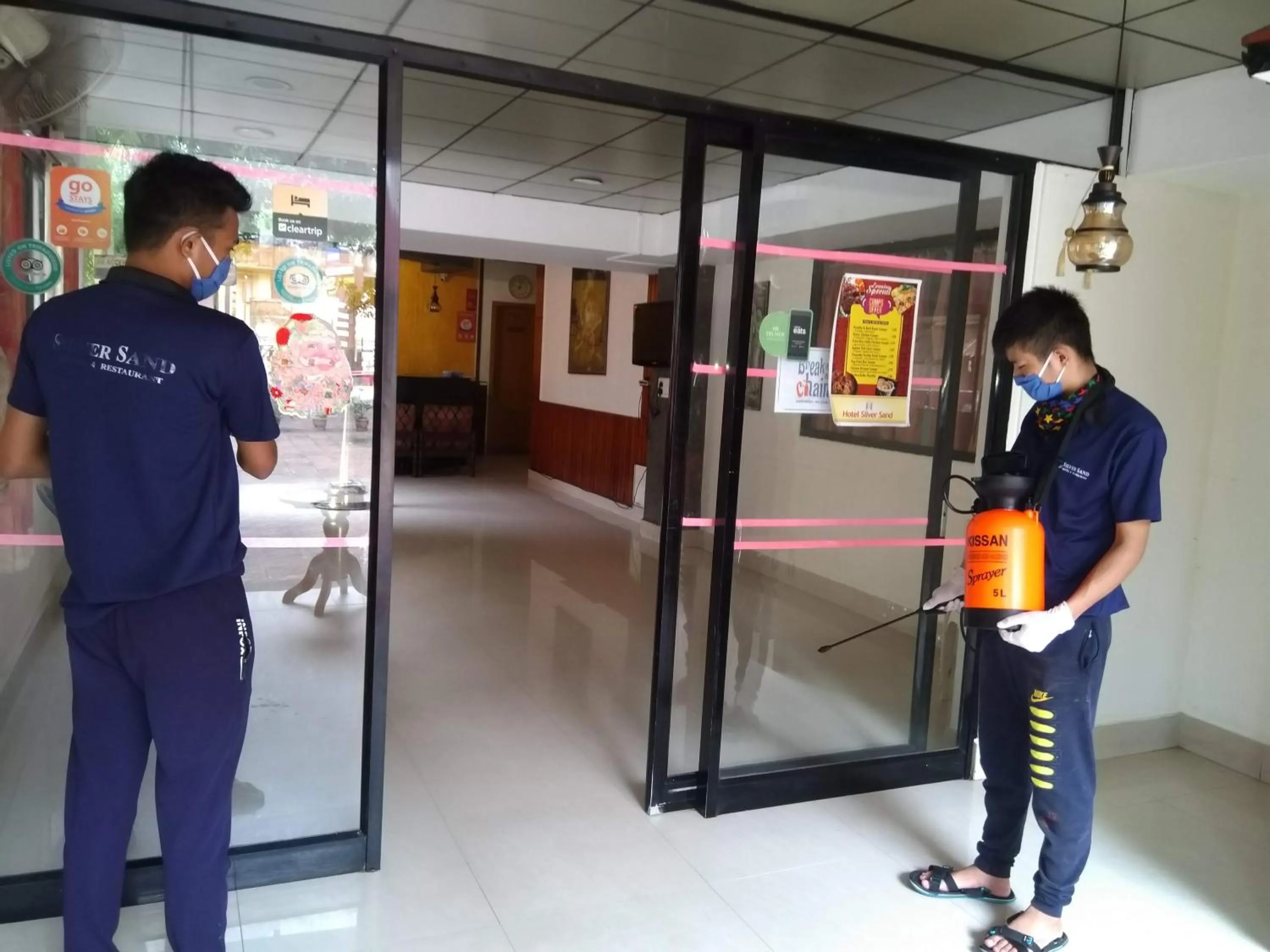 Facade/entrance in Hotel Silver Sand
