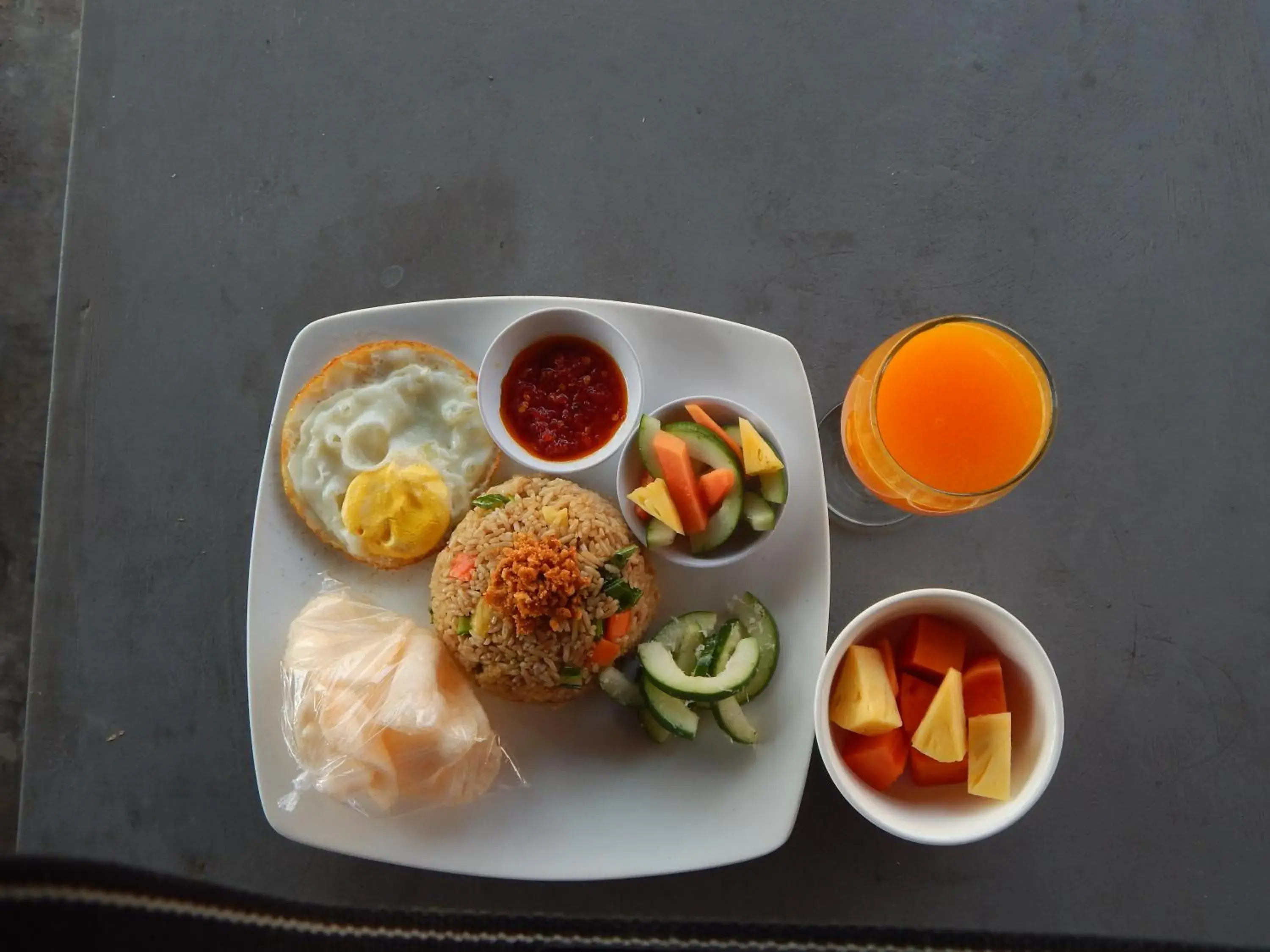 Breakfast in Rosella Cottages - Homestay - Yogyakarta Breakfast in Rosella Cottages - Homestay - Yogyakarta