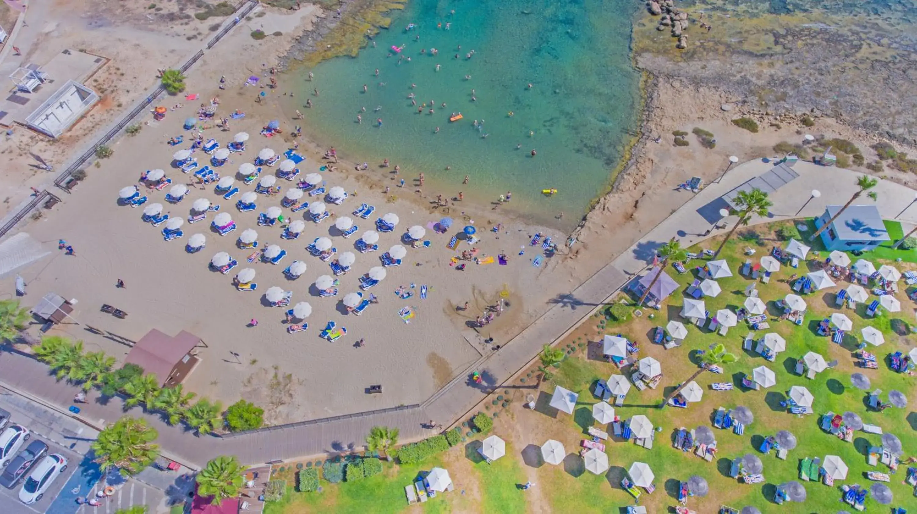 Bird's eye view in Marlita Beach Hotel Apartments Bird's eye view in Marlita Beach Hotel Apartments