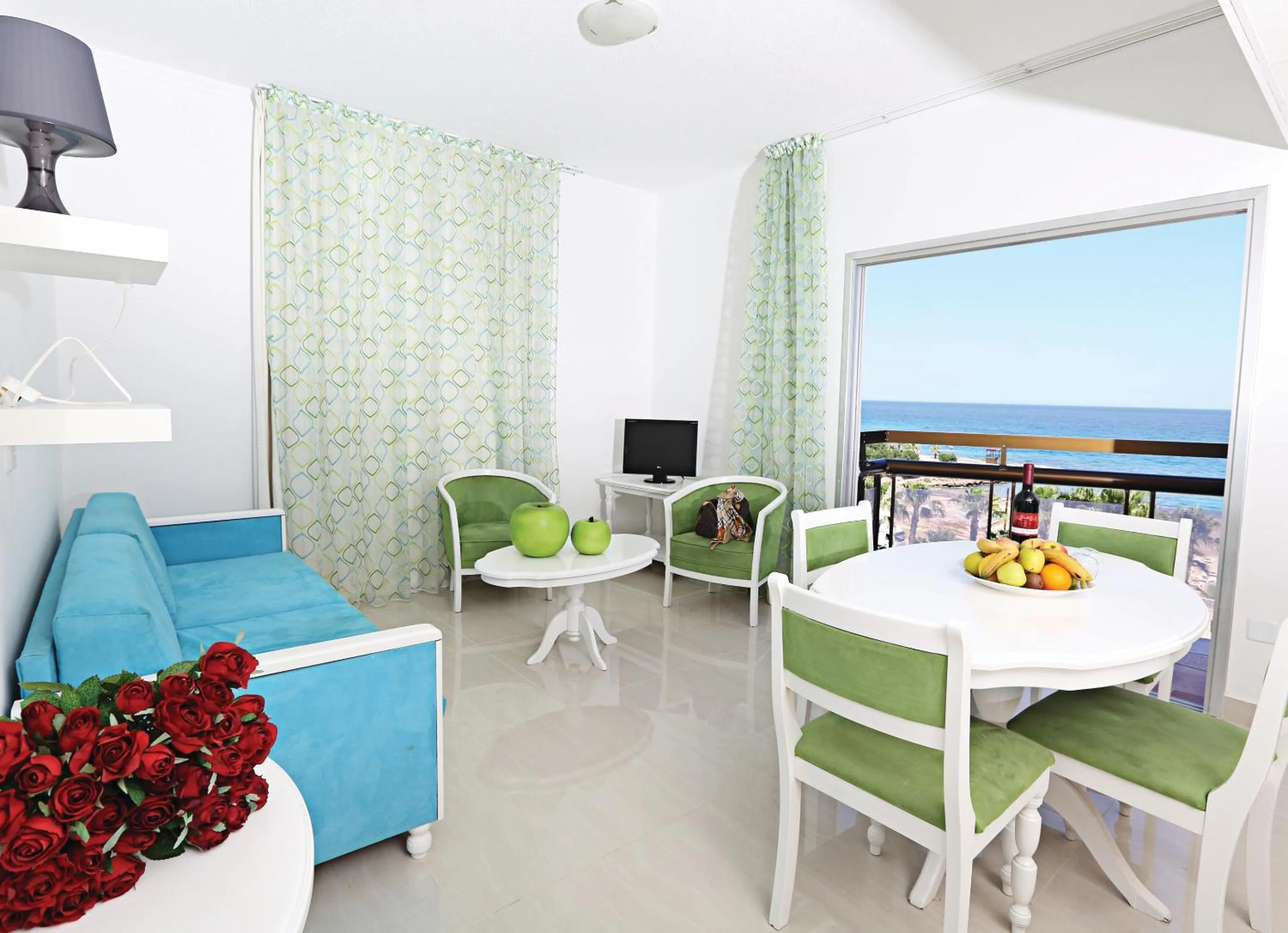 Living room in Marlita Beach Hotel Apartments