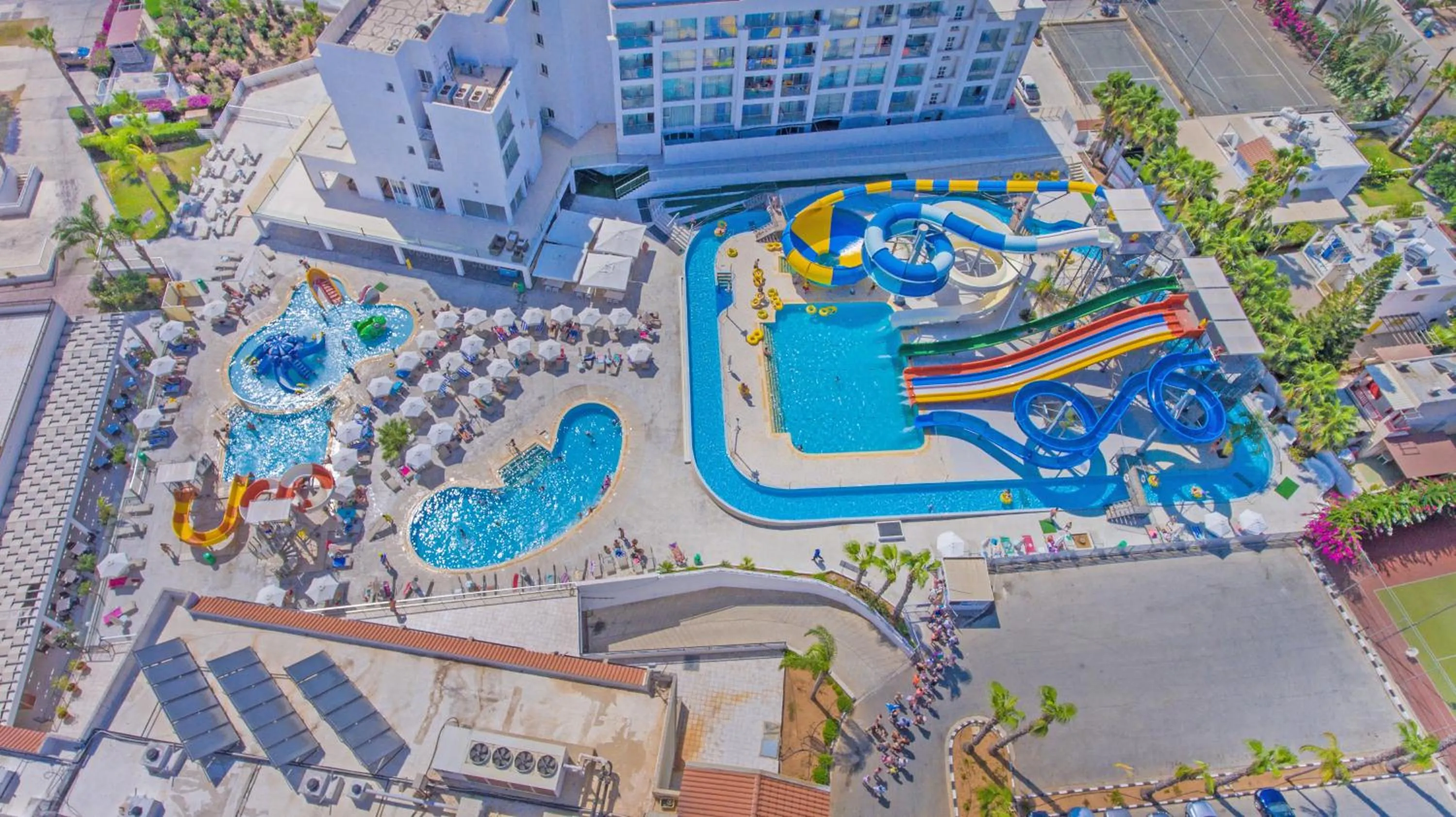 Aqua park in Marlita Beach Hotel Apartments