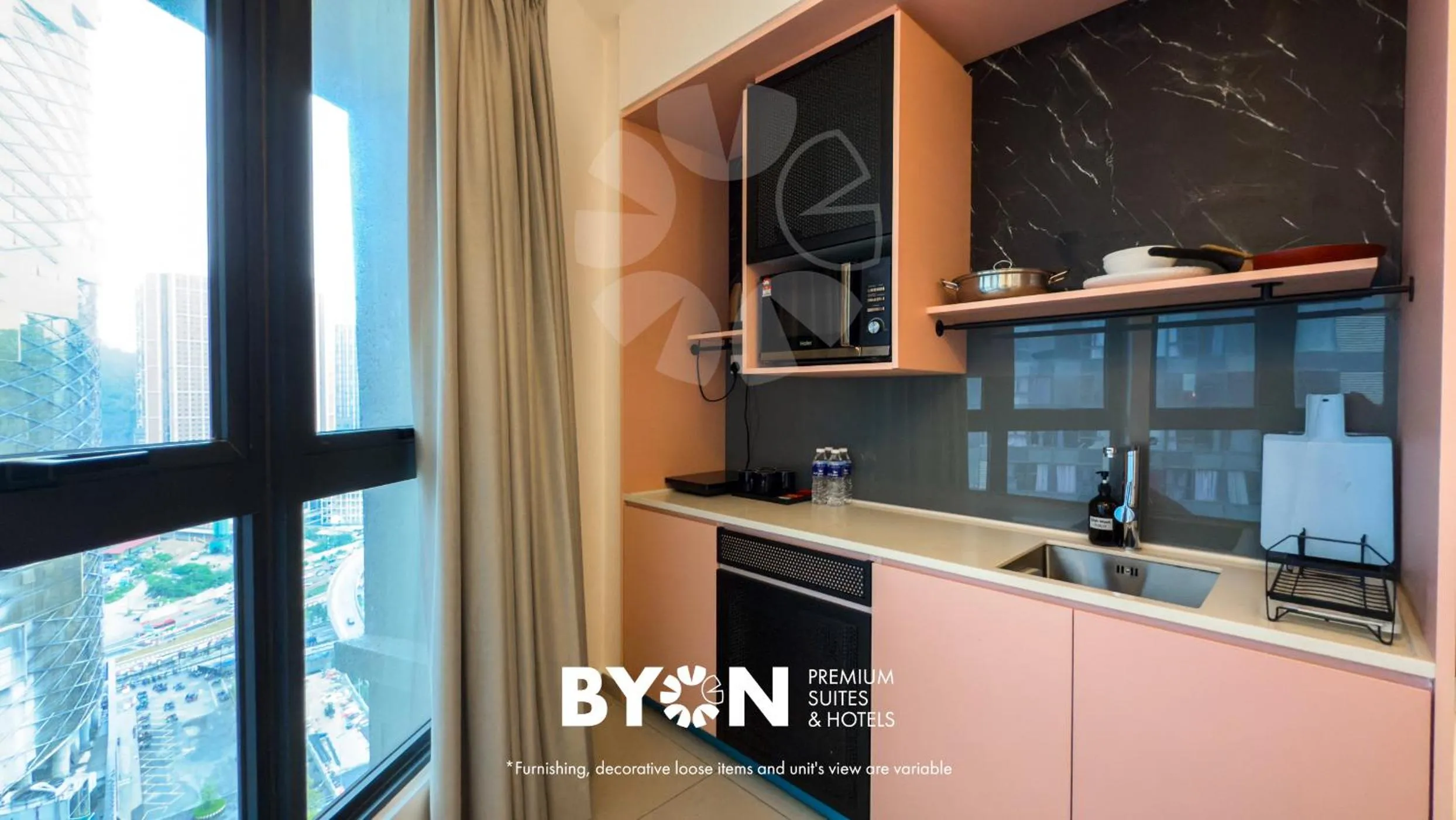 Kitchen or kitchenette in Paxtonz Premium Suites Petaling Jaya