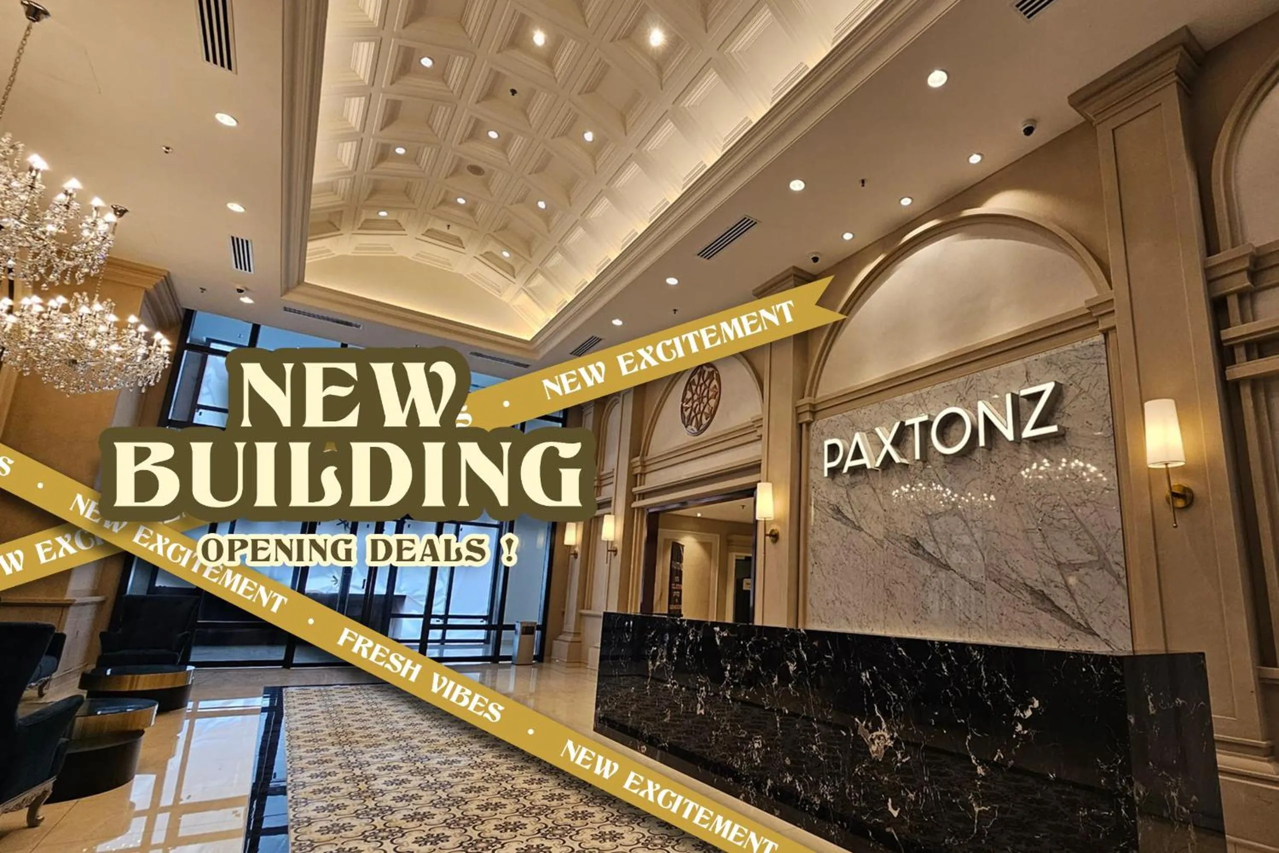Text overlay in Paxtonz Premium Suites Petaling Jaya