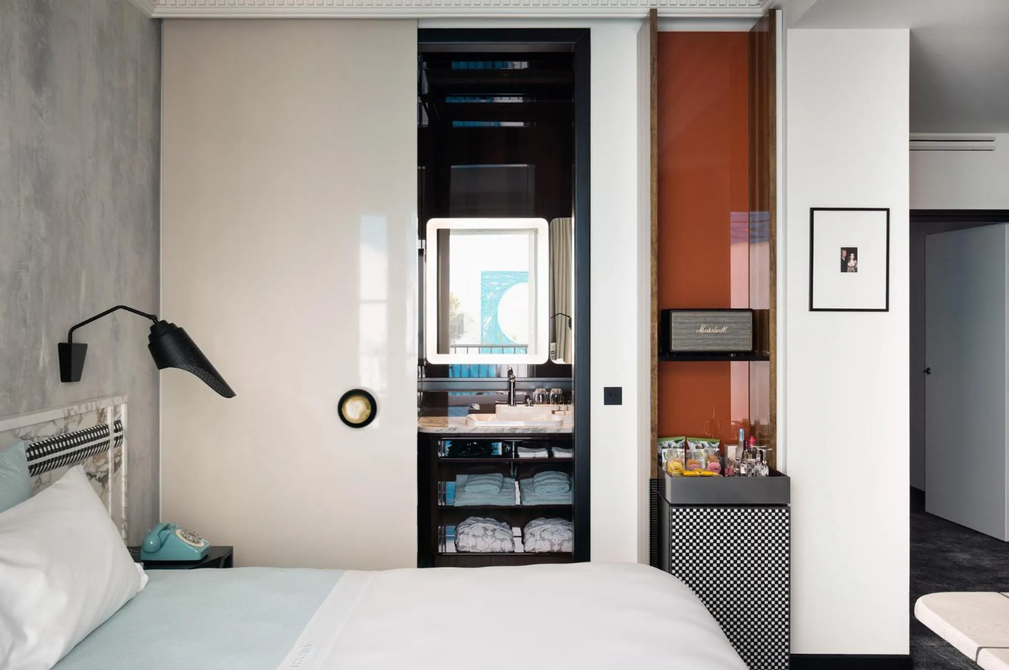 Bed in Hotel Les Bains Paris