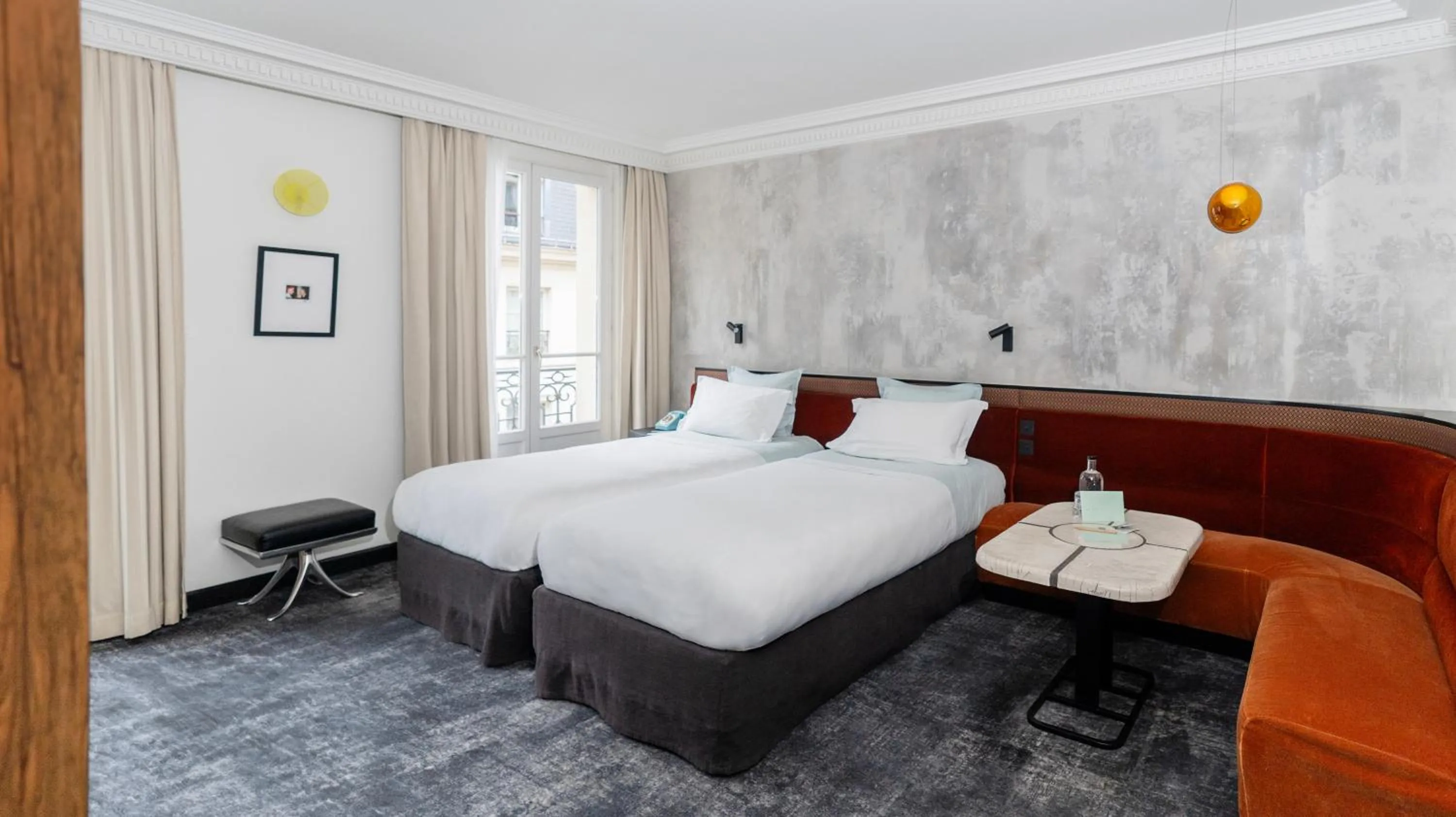 Bed in Hotel Les Bains Paris