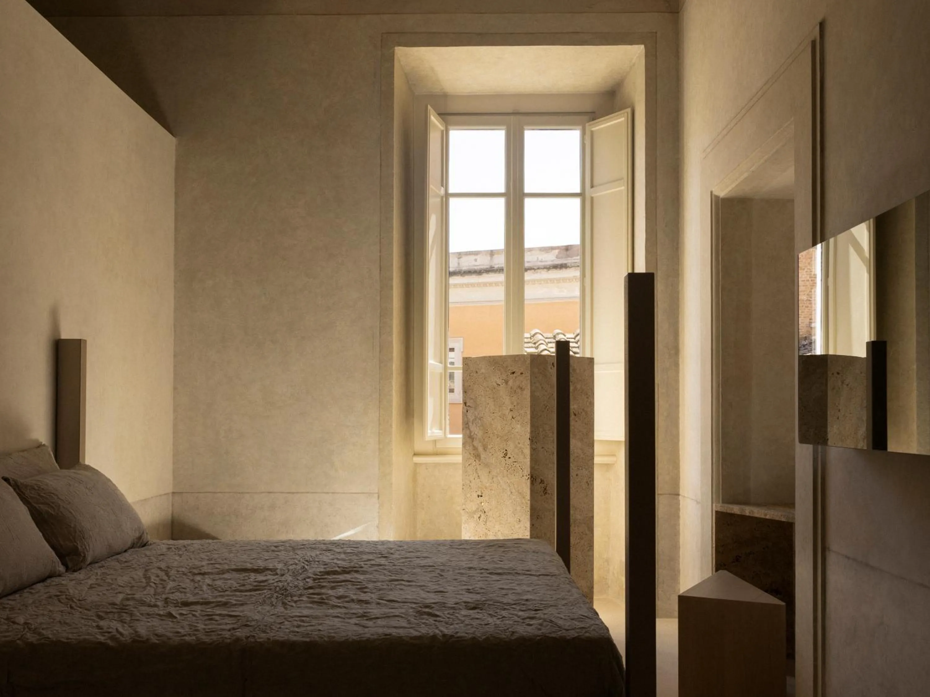 Photo of the whole room, Bed in Nomos Hotel