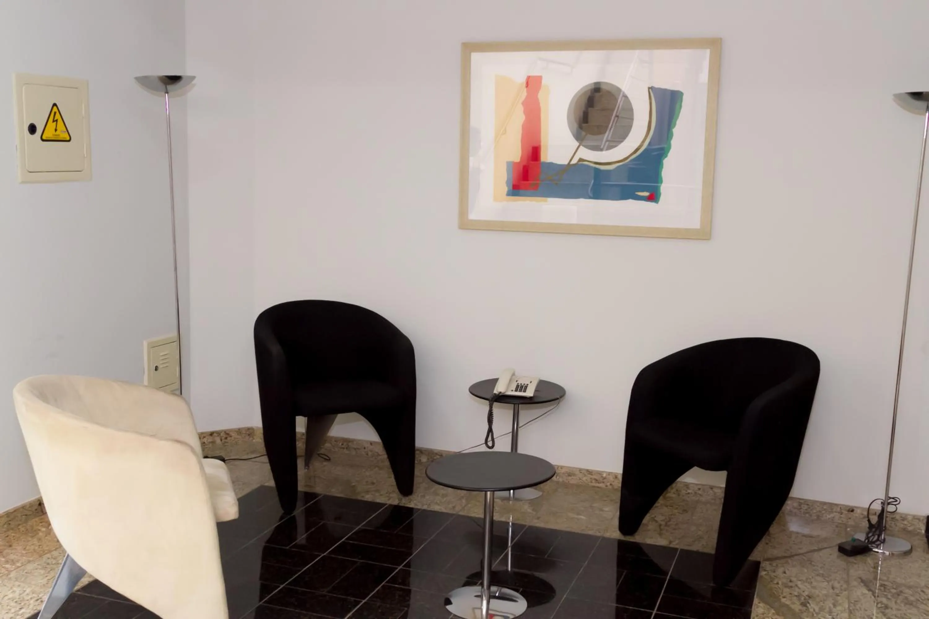 Seating area in Hotel Canada