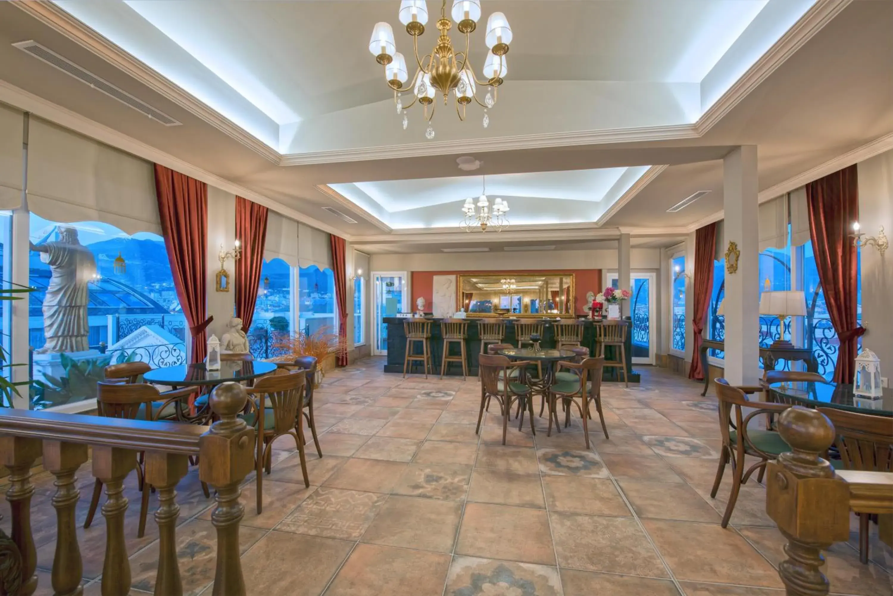 Lounge or bar in Antique Roman Palace Museum Hotel - Adults Only Ultra All Inclusive Lounge or bar in Antique Roman Palace Museum Hotel - Adults Only Ultra All Inclusive