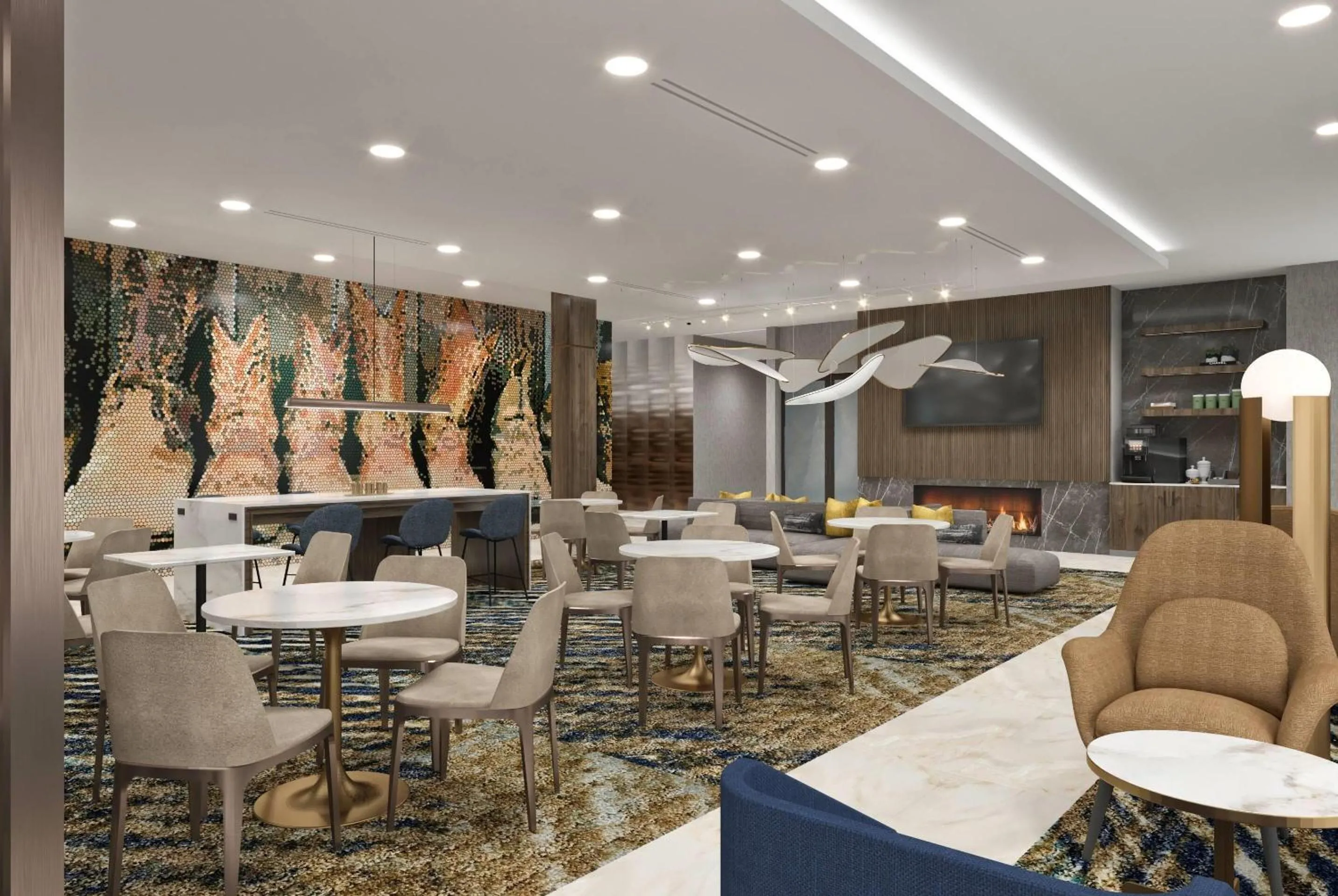 Lobby or reception in La Quinta Inn & Suites by Wyndham Mebane