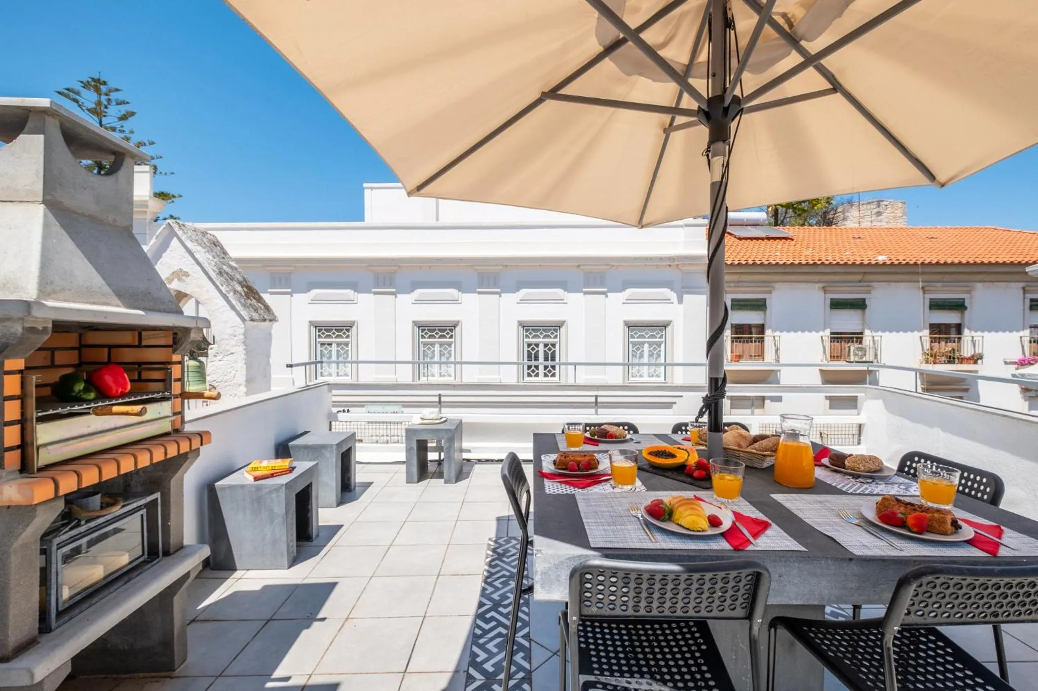 Balcony/Terrace in Townhouse Aqua-Maris by Algarve Vacation