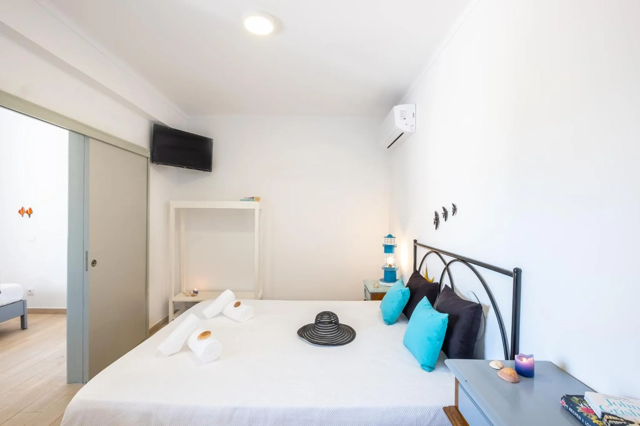 Bedroom, Bed in Townhouse Aqua-Maris by Algarve Vacation