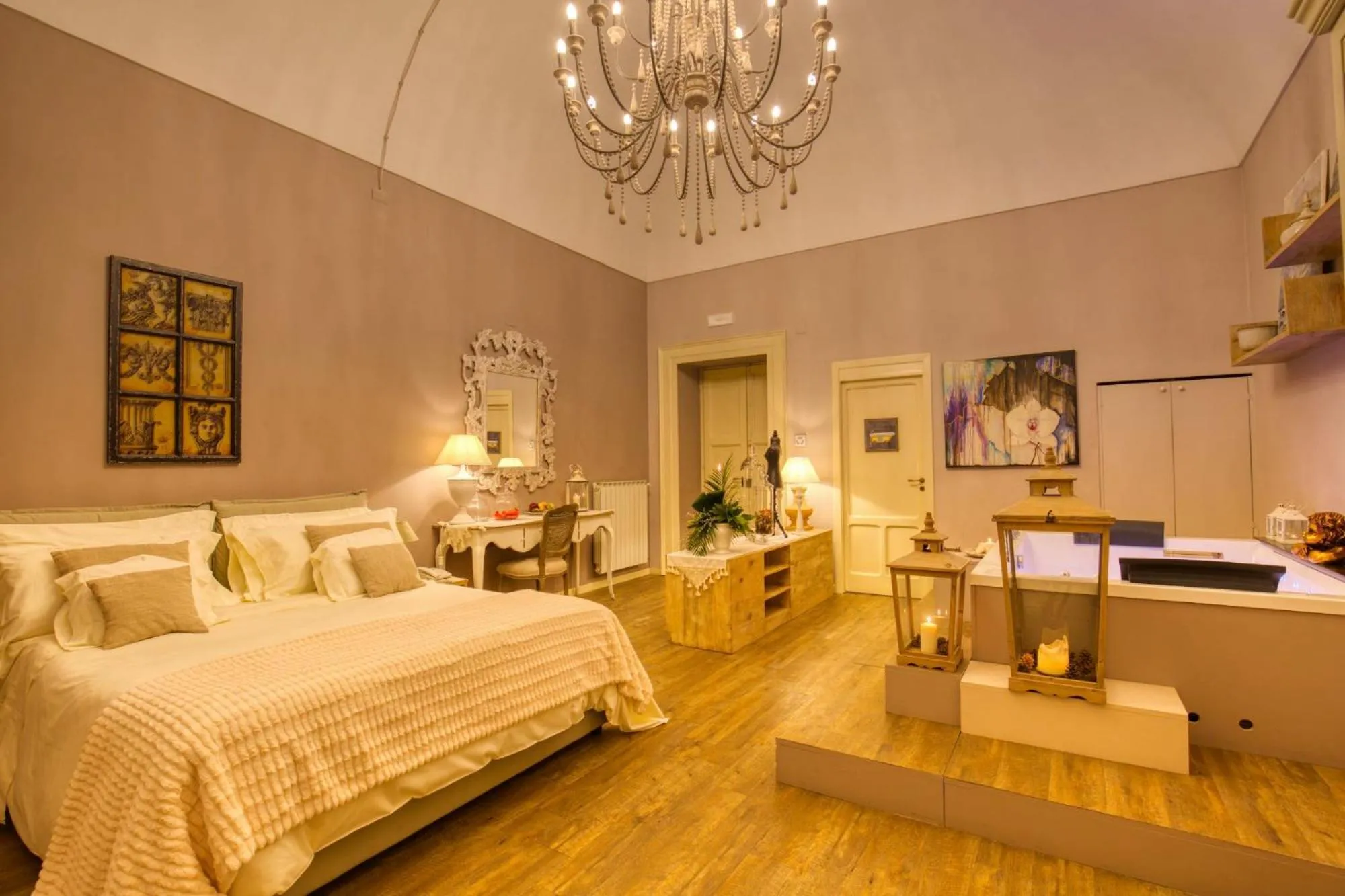 Photo of the whole room, Bed in Corte Rossetti Le Dimore Luxury B&B