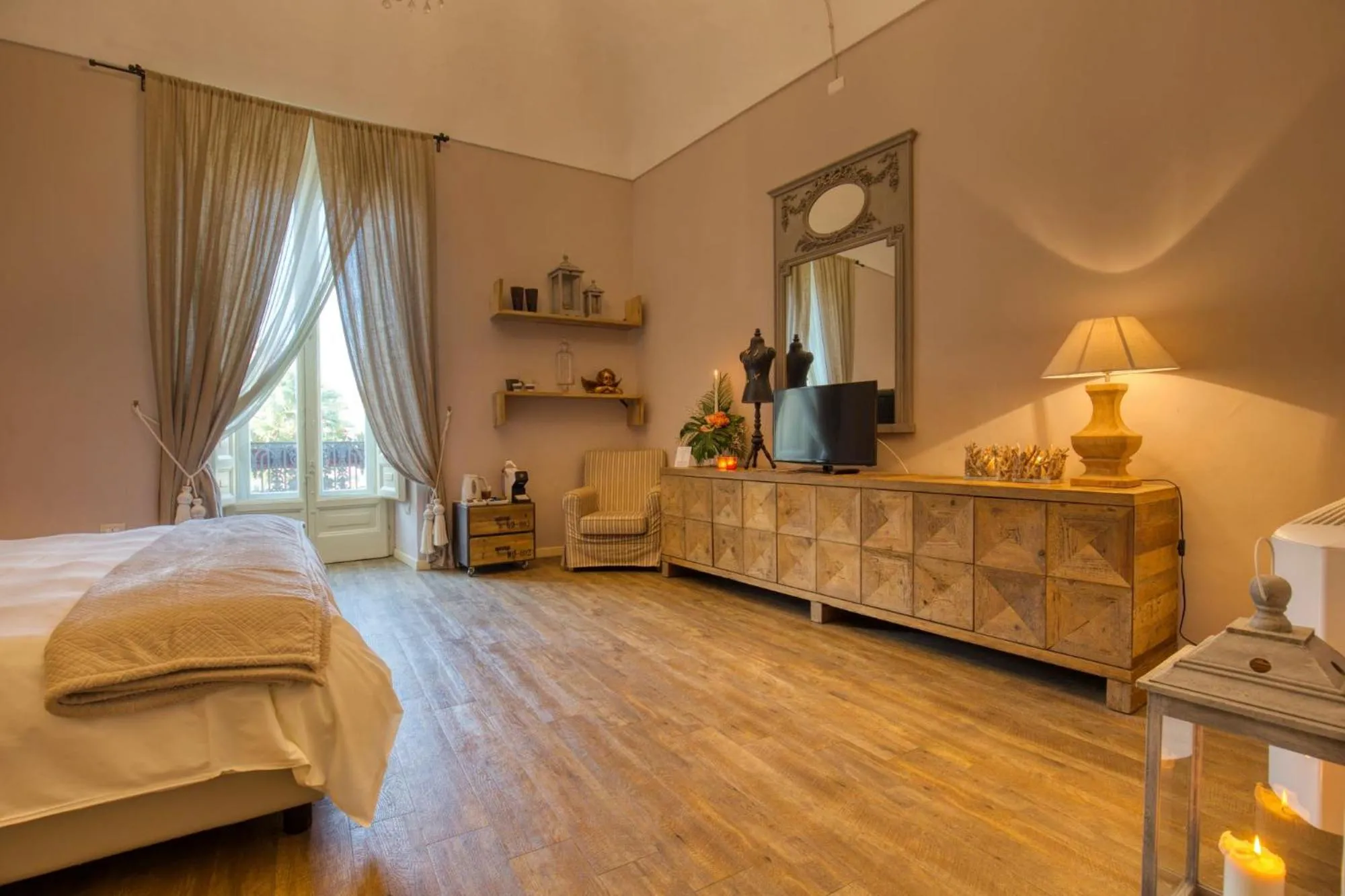 Bed in Corte Rossetti Le Dimore Luxury B&B