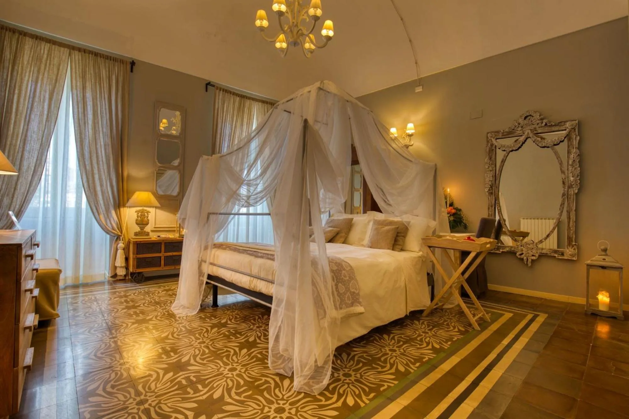Bed in Corte Rossetti Le Dimore Luxury B&B