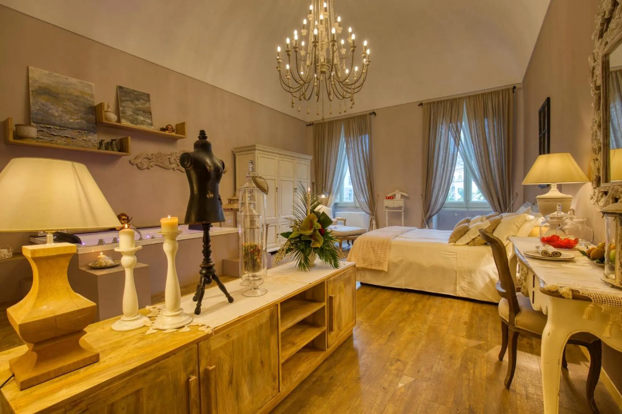 Bed in Corte Rossetti Le Dimore Luxury B&B