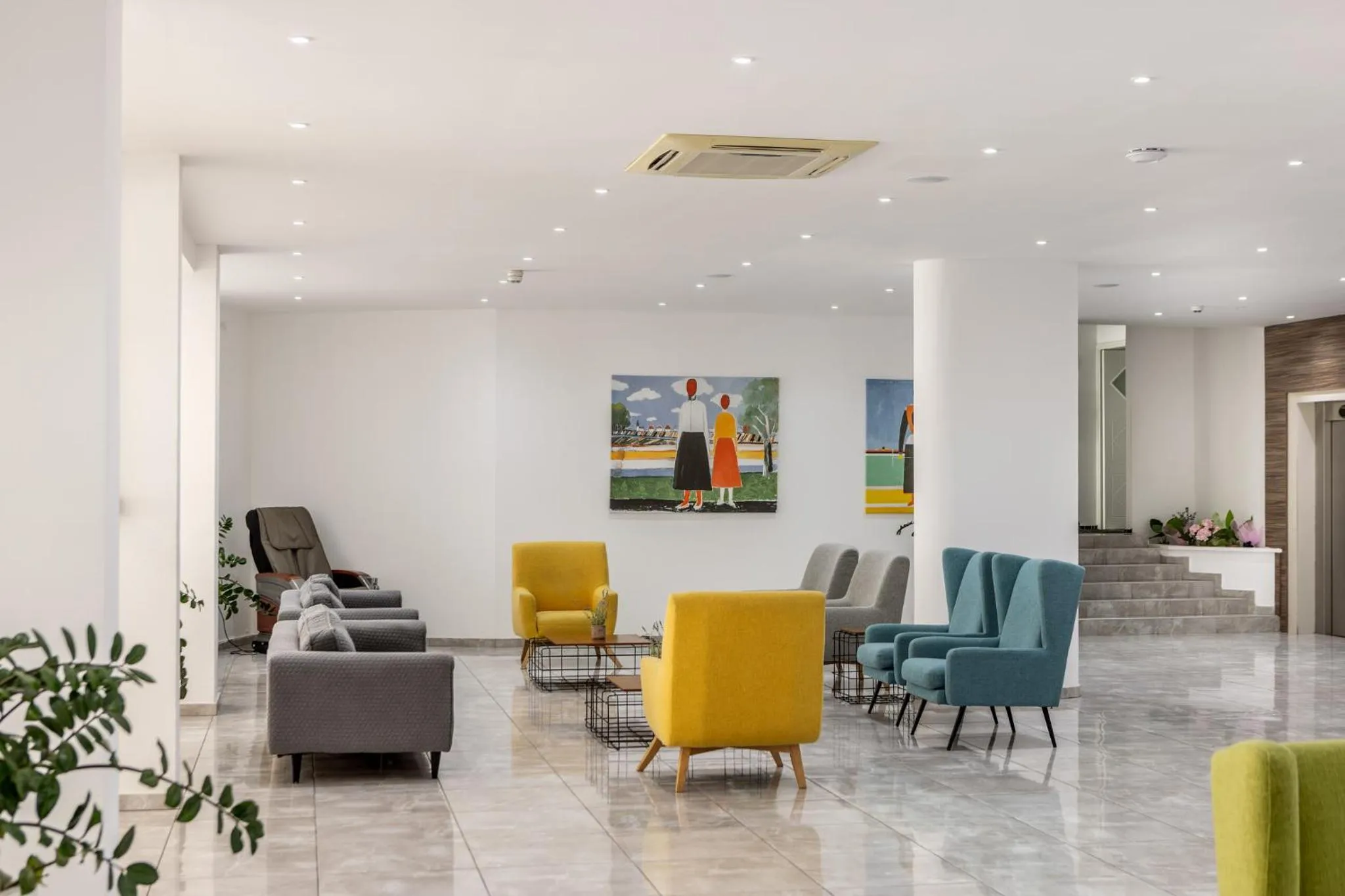 Lobby or reception in Papantonia Hotel