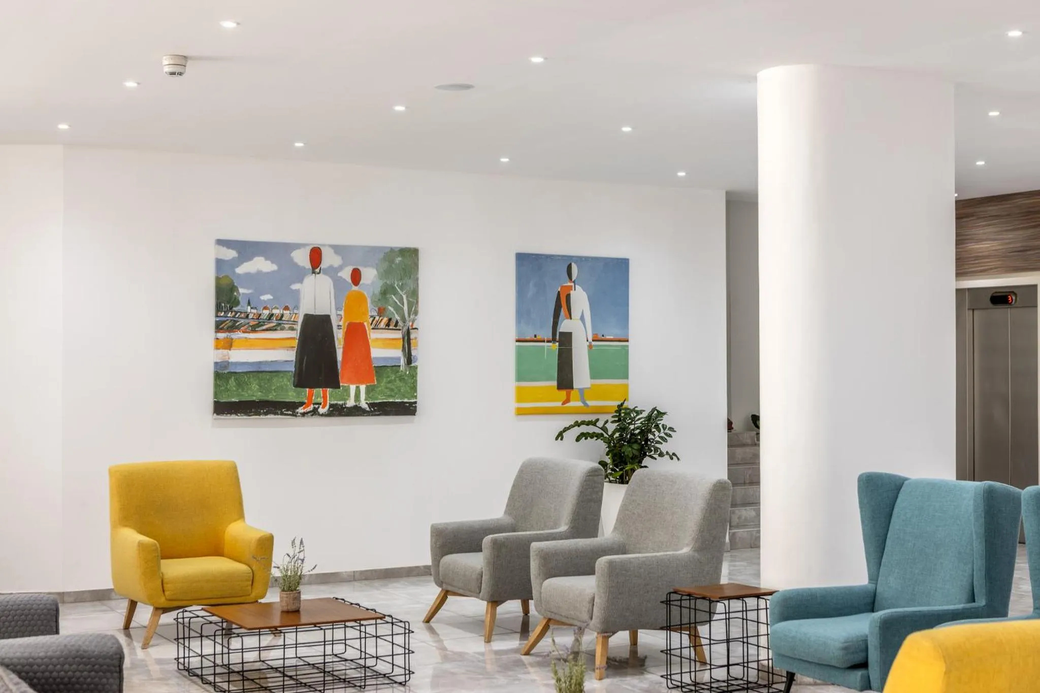 Lobby or reception in Papantonia Hotel