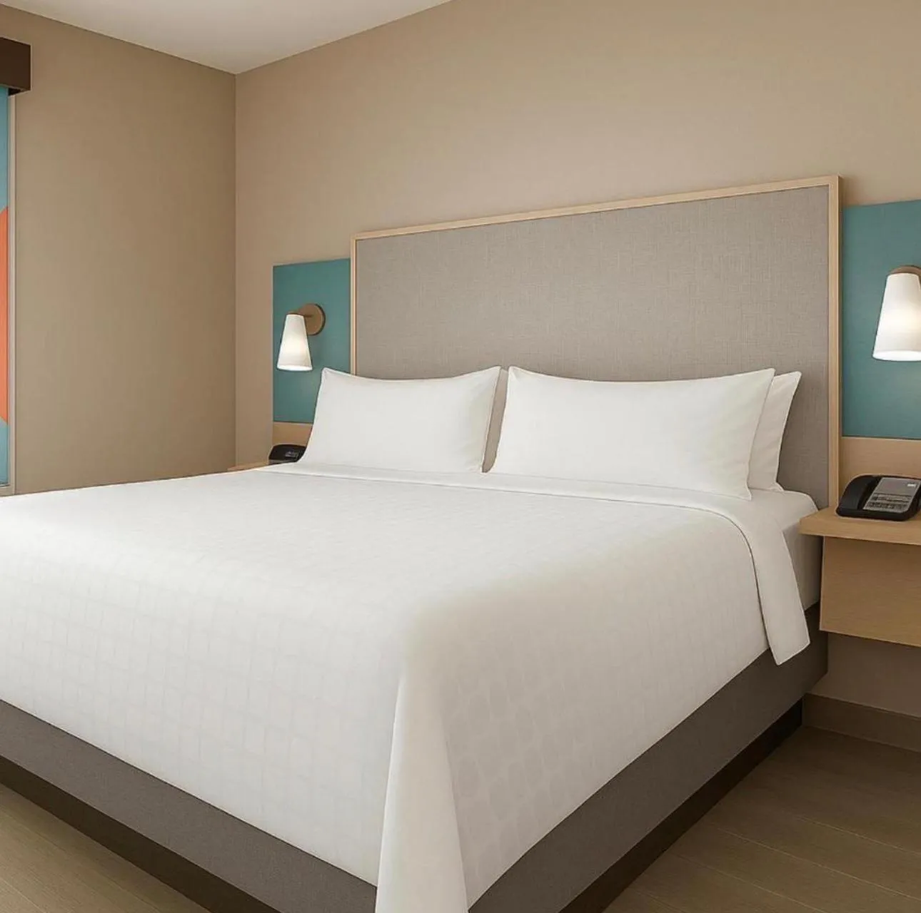 Bed in CASINO INN AND SUITES TUNICA RESORTs