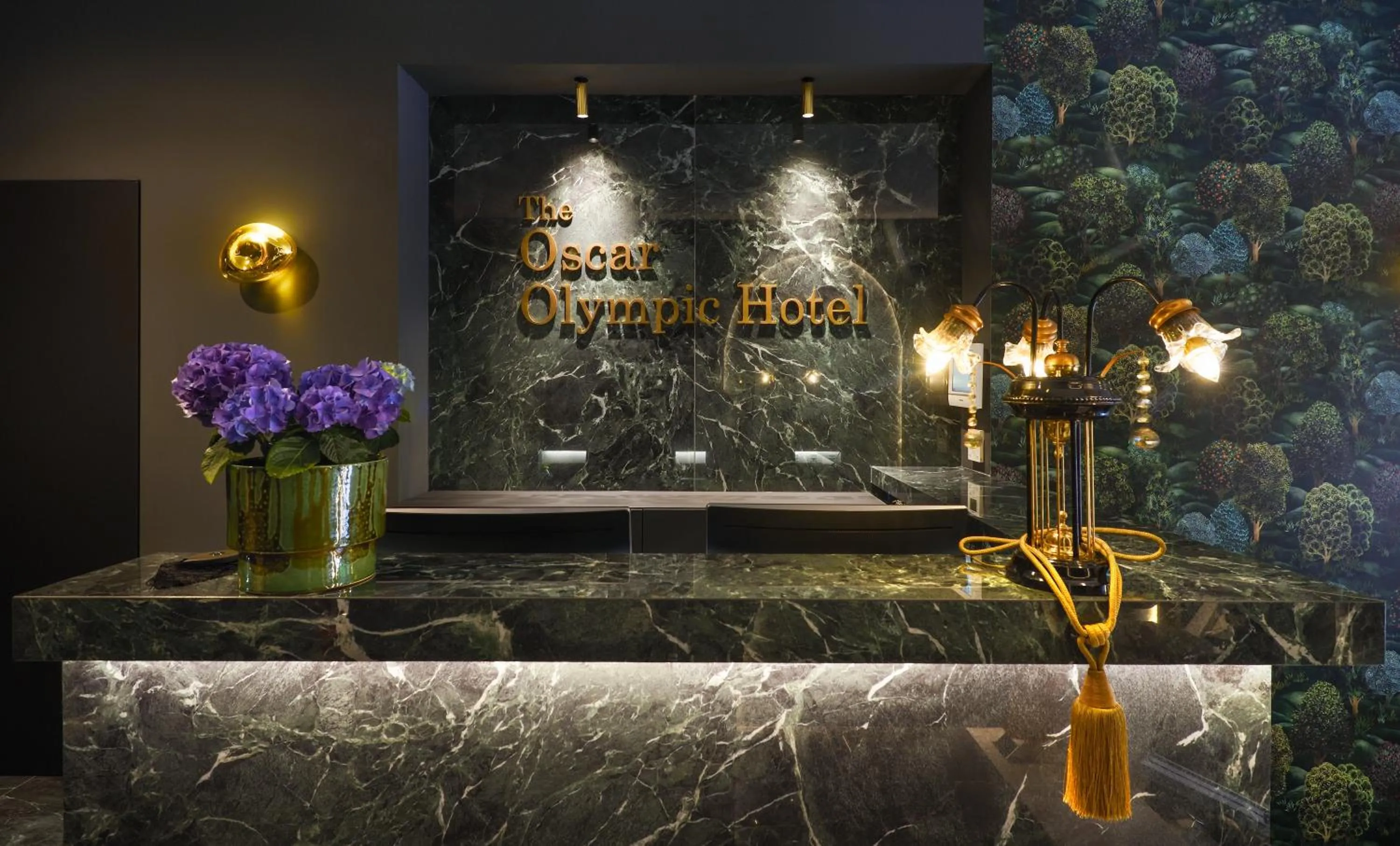 Lobby or reception in The Oscar Olympic Hotel