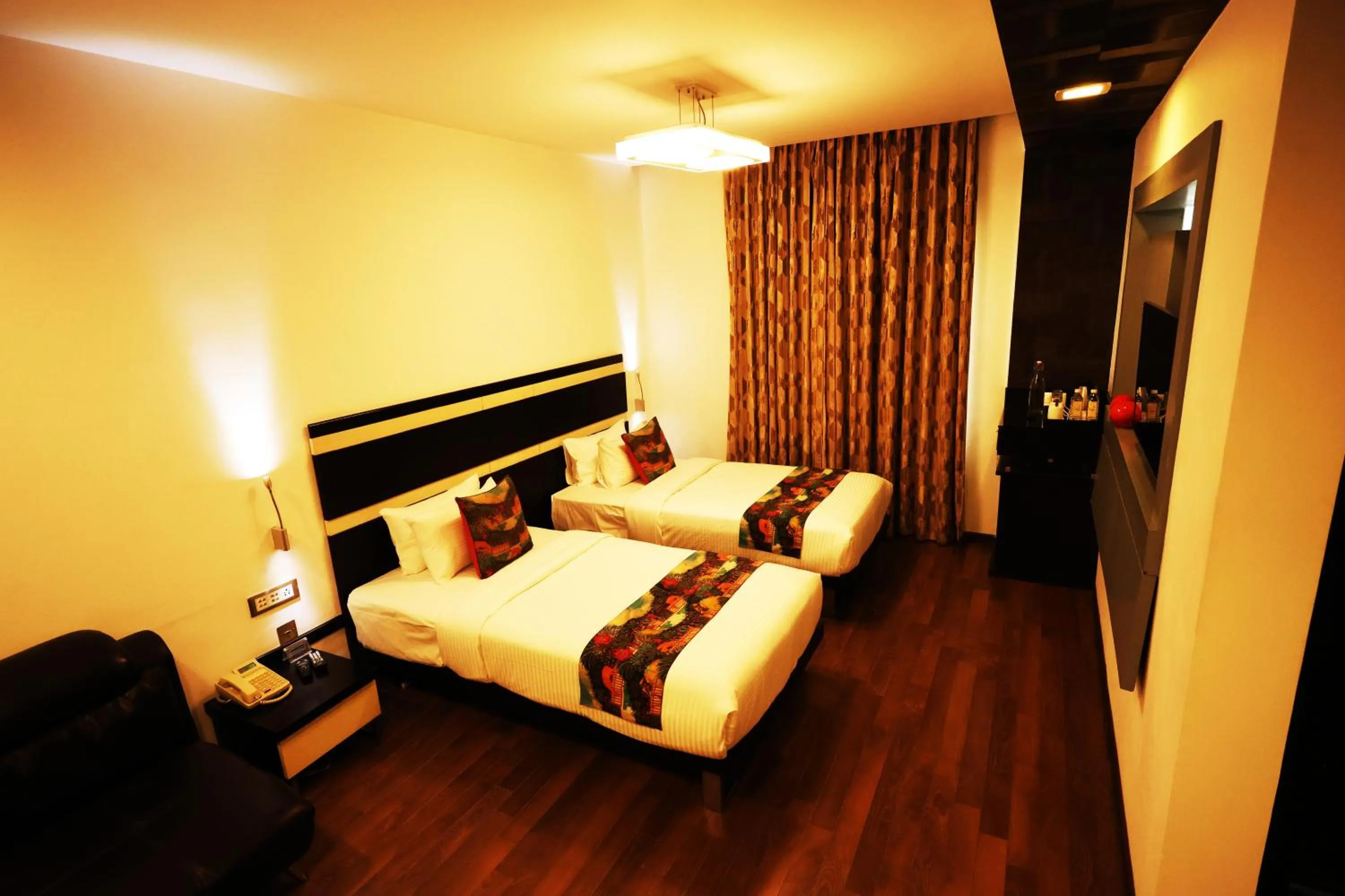 TV and multimedia, Bed in Purple Brigade, Bangalore