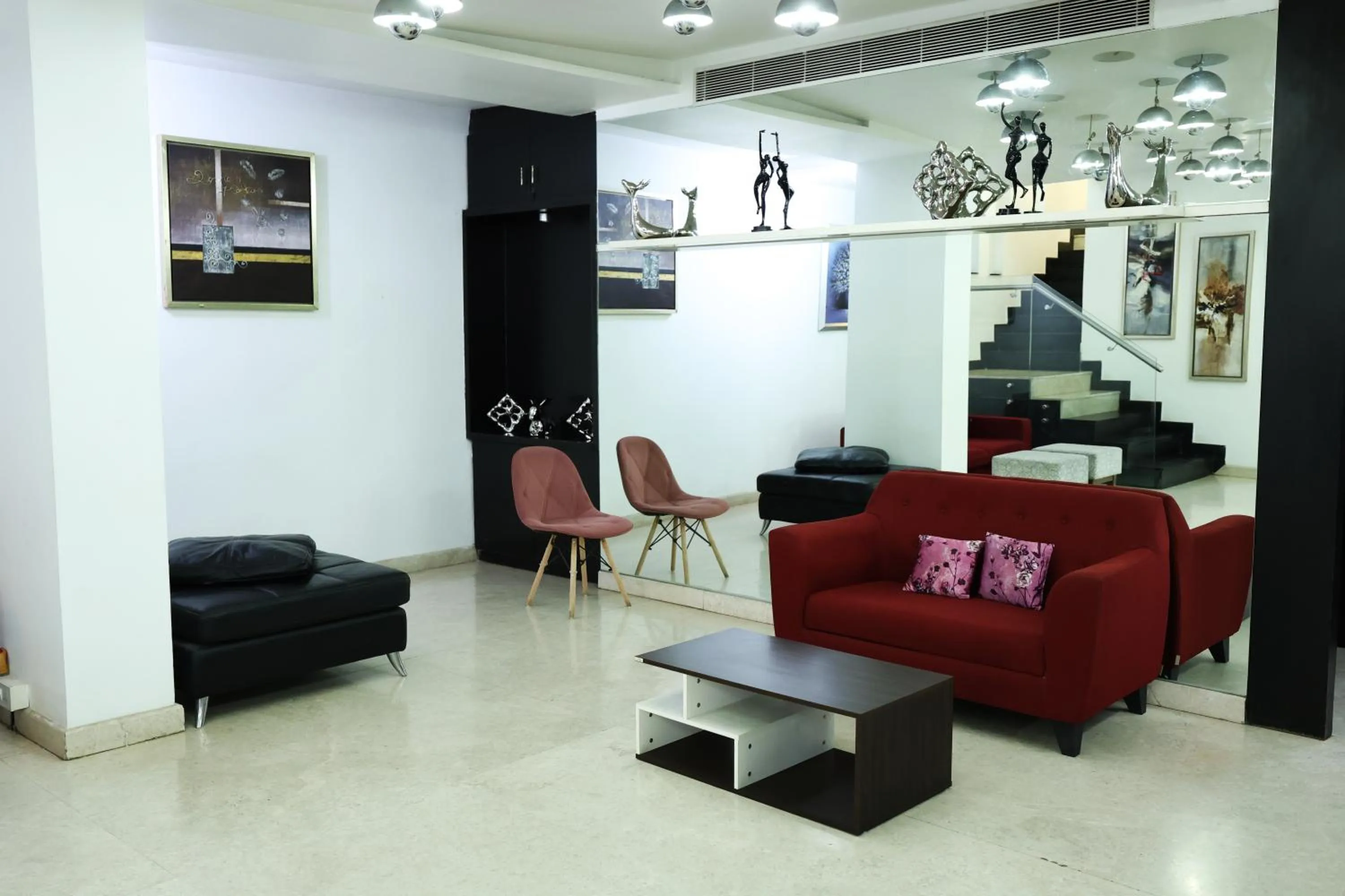 Lobby or reception in Purple Brigade, Bangalore