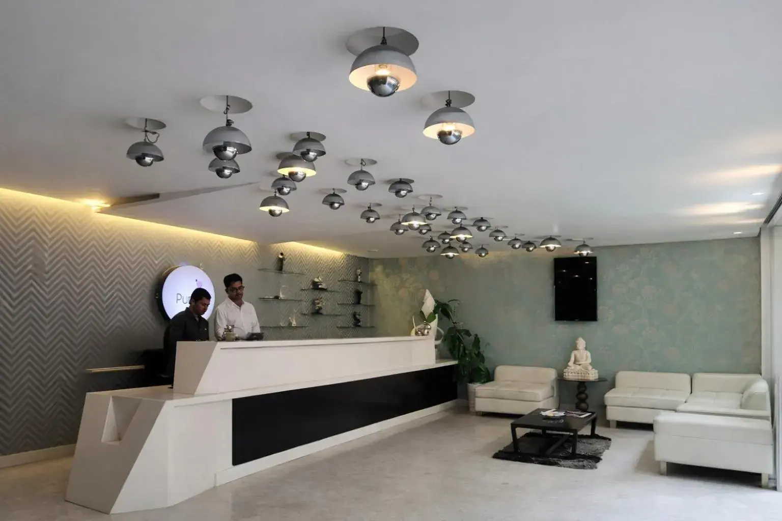 Lobby or reception in Purple Brigade, Bangalore Lobby or reception in Purple Brigade, Bangalore