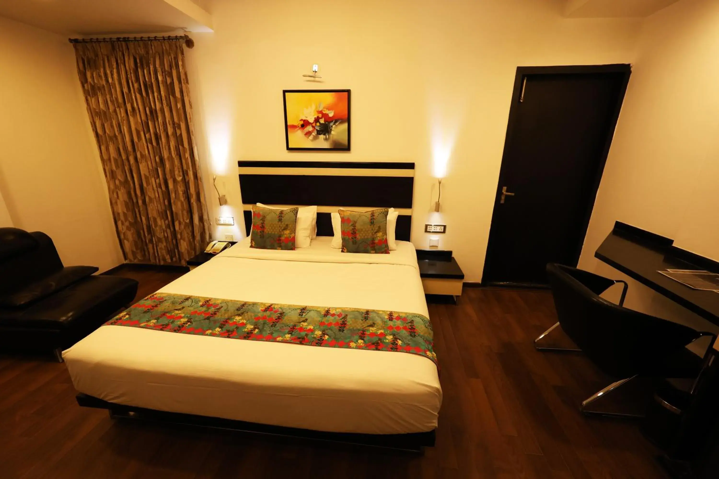 Living room, Bed in Purple Brigade, Bangalore Living room, Bed in Purple Brigade, Bangalore