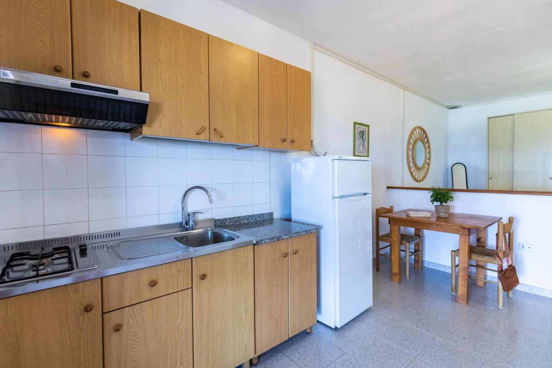 Kitchen or kitchenette in La Meridiana