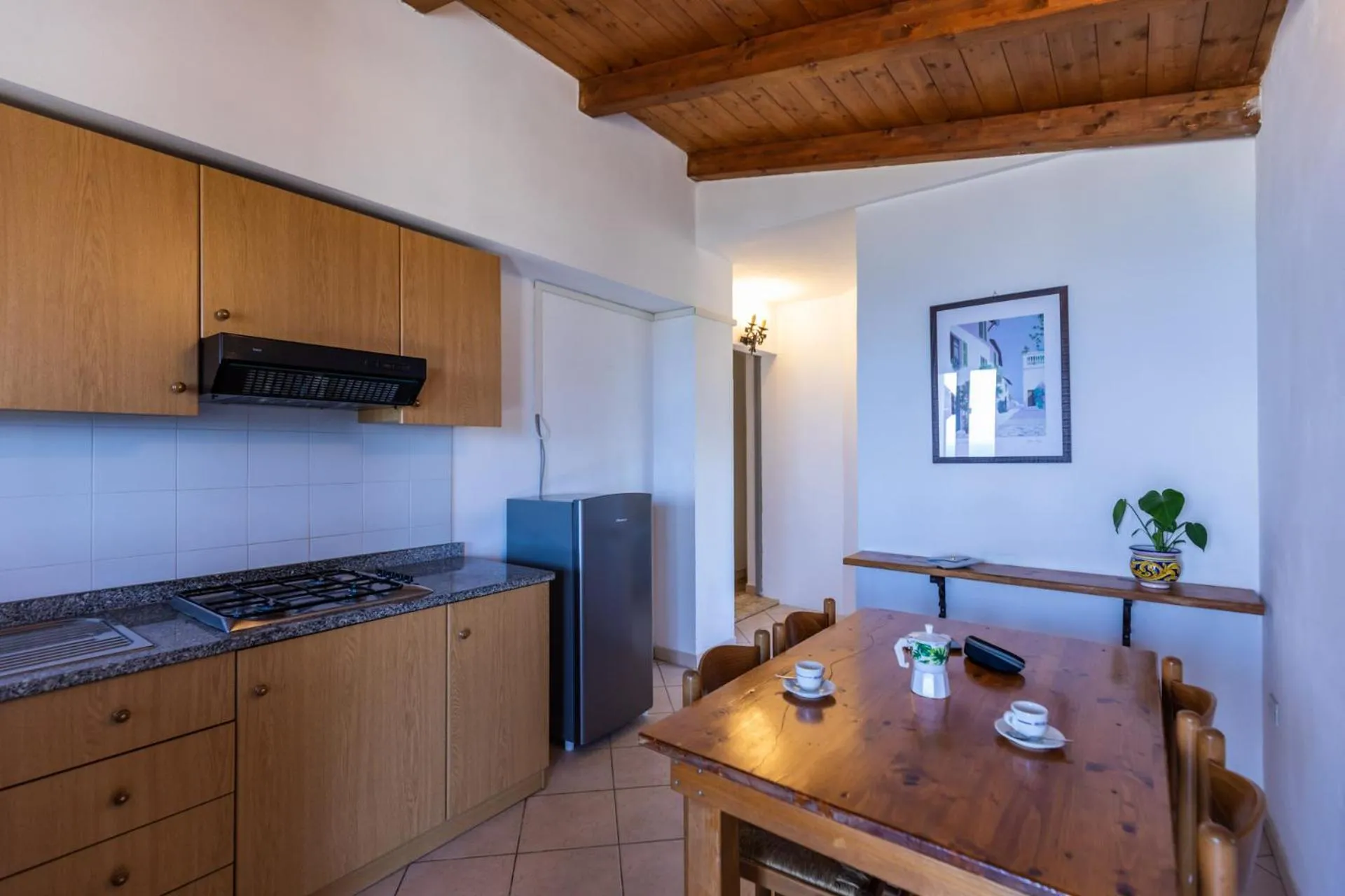 Kitchen or kitchenette in La Meridiana