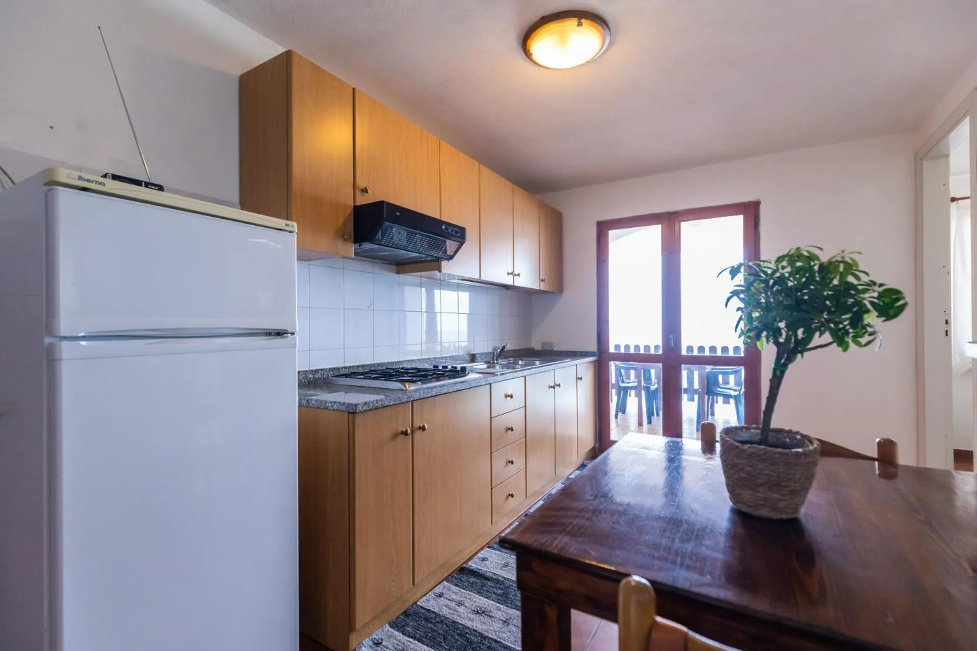 Kitchen or kitchenette in La Meridiana