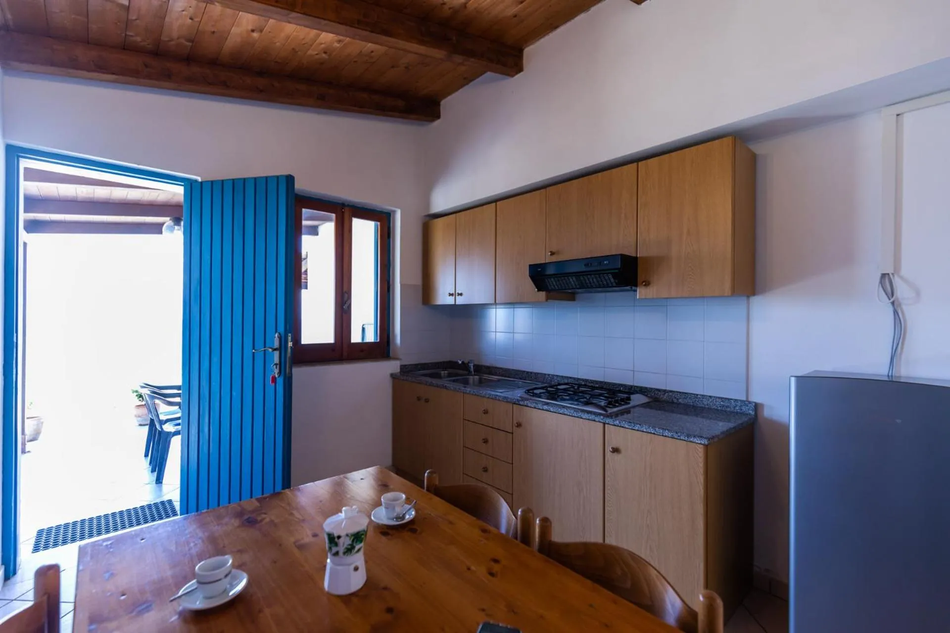 Kitchen or kitchenette in La Meridiana